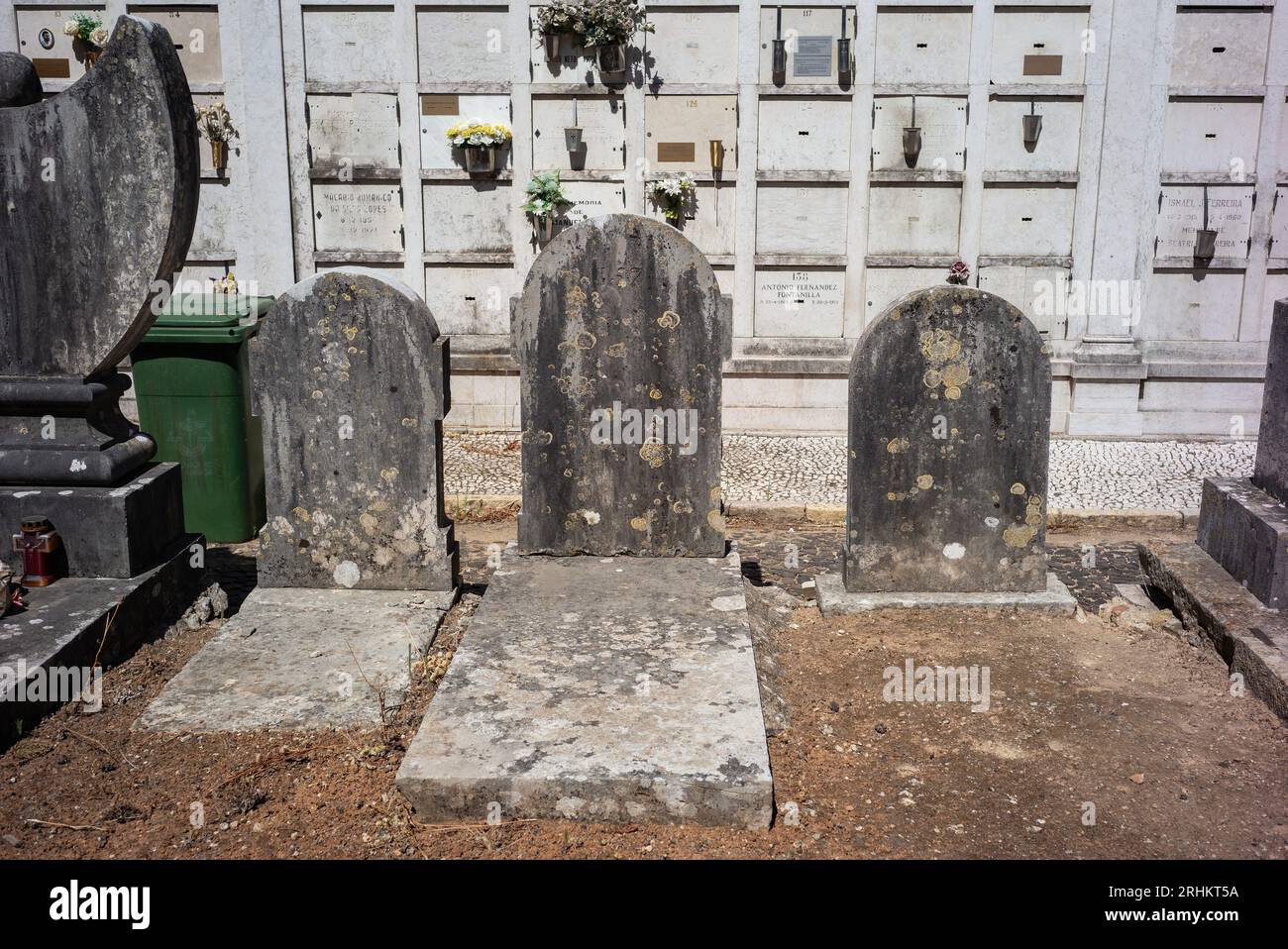 Lisbon Portugal. 08/2023/17: view of The Prazeres Cemetery is a Catholic cemetery, it is the largest cemetery in Lisbon, created in 1833. Stock Photo