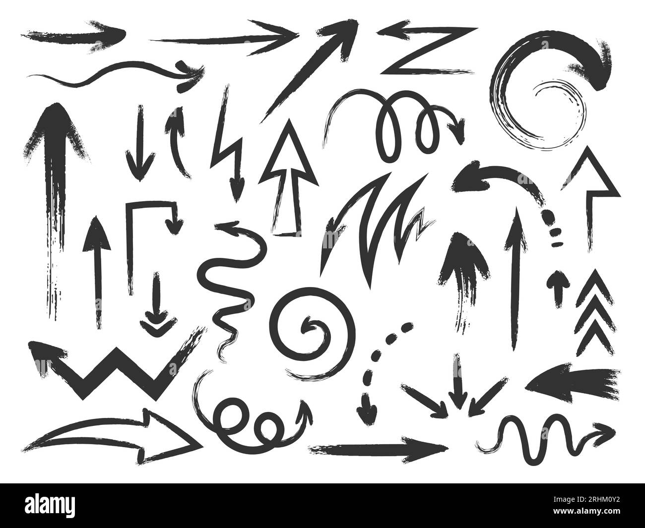 Hand drawn pencil sketch with stroke. Black doodle on white background.  Vector illustration Stock Vector Image & Art - Alamy