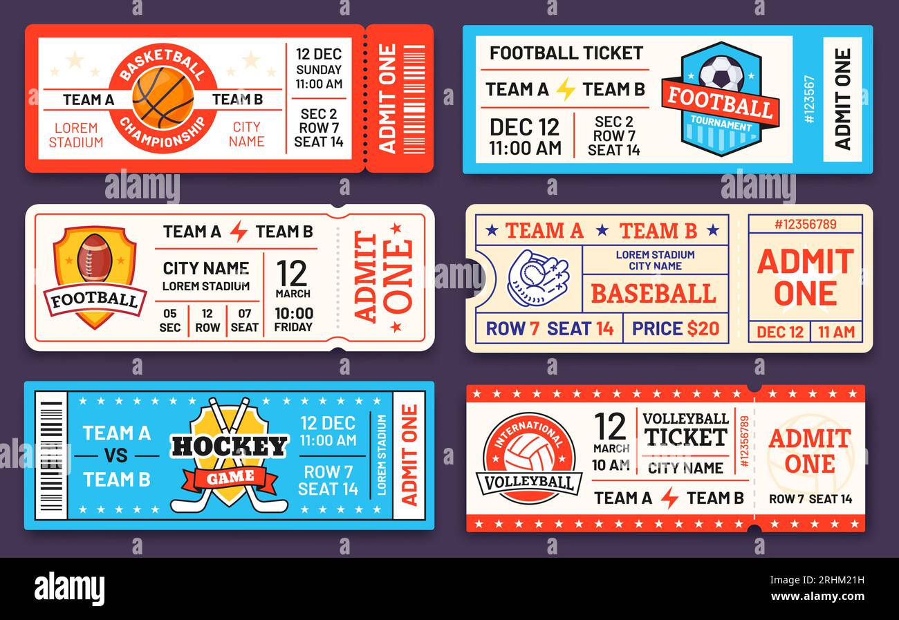 Hockey Sports Ticket Card Vector Modern Design. Tournament Hockey Ticket  Abd Match Championship Hockey Sport Game Illustration Royalty Free SVG,  Cliparts, Vectors, and Stock Illustration. Image 56721258.