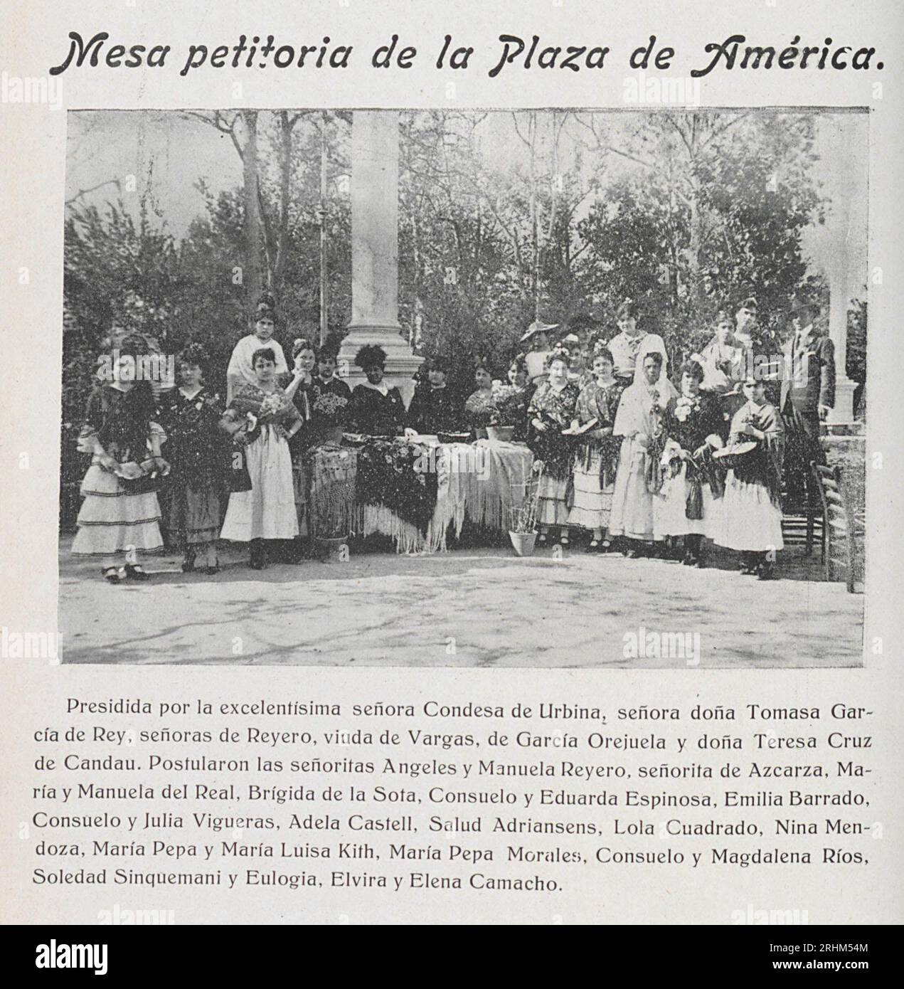 The flower festival, 19161921 Stock Photo Alamy