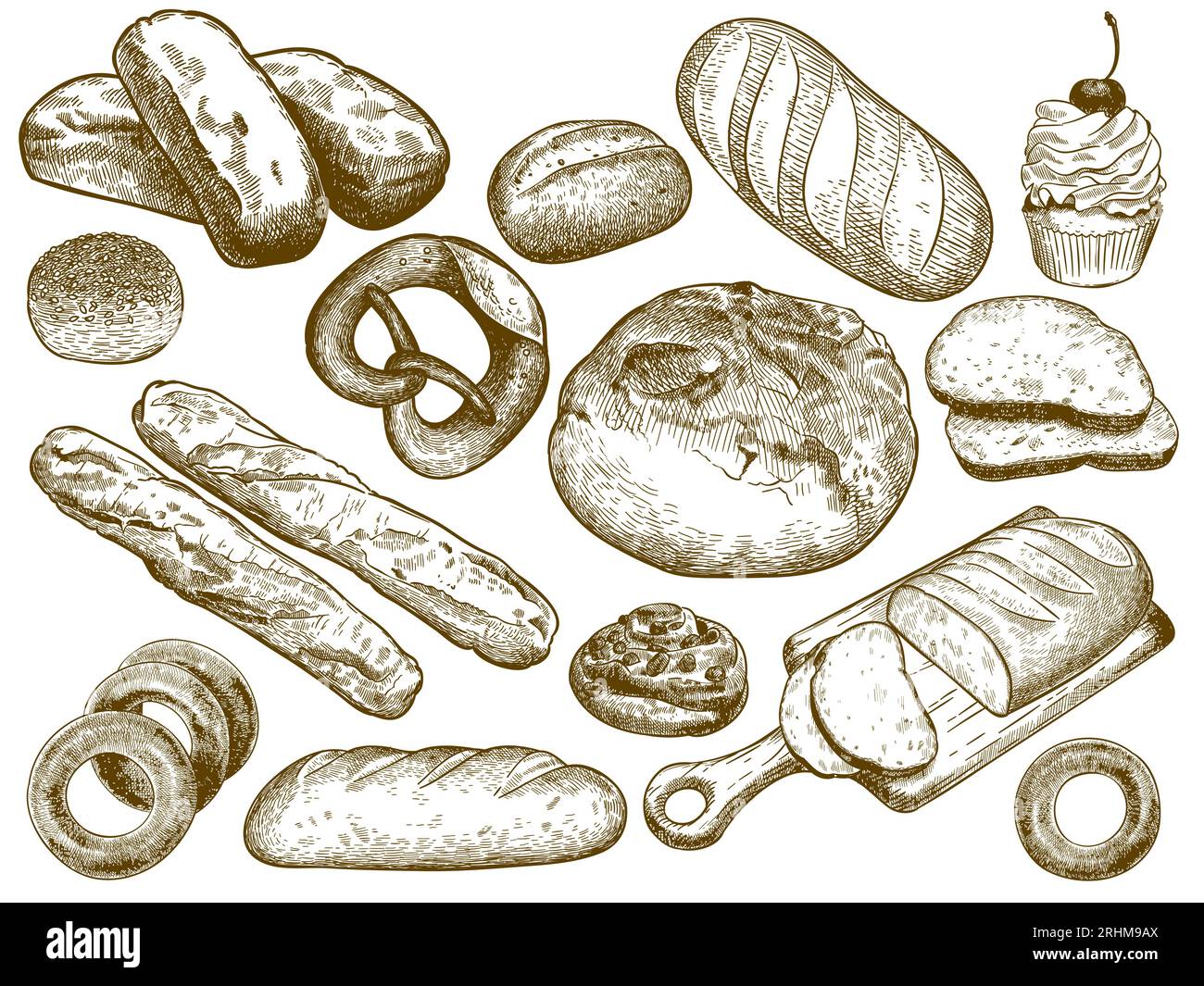 Cupcake drawings hi-res stock photography and images - Alamy