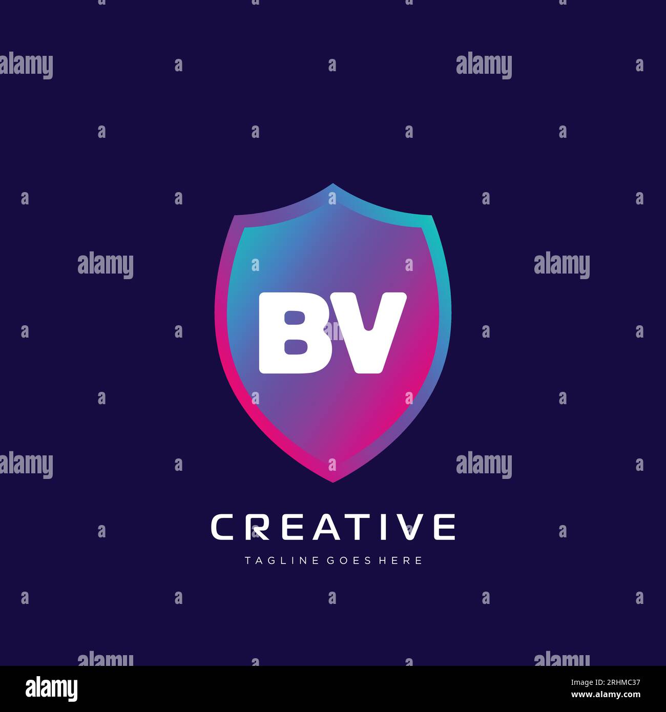 initial logo With Colorful template vector. Stock Vector