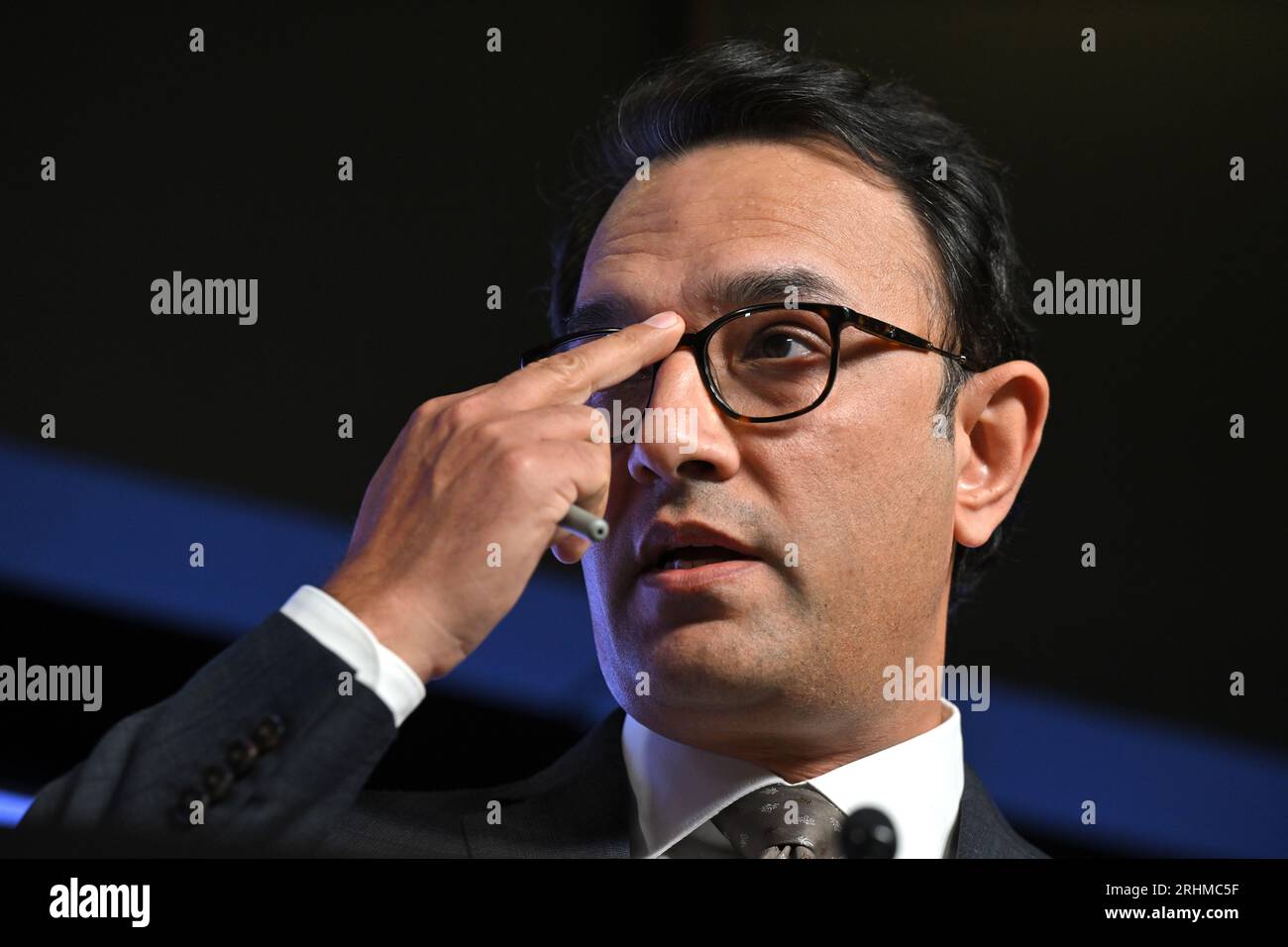Canberra, Australia. 18th Aug, 2023. Afghanistan Ambassador to Australia Wahidullah Waissi