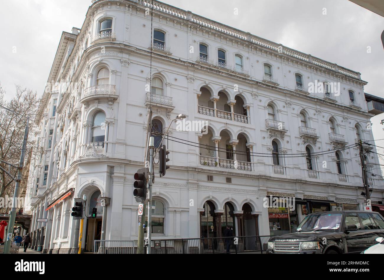 St Kilda, Victoria, Australia August 15th 2023 Street view of Corner