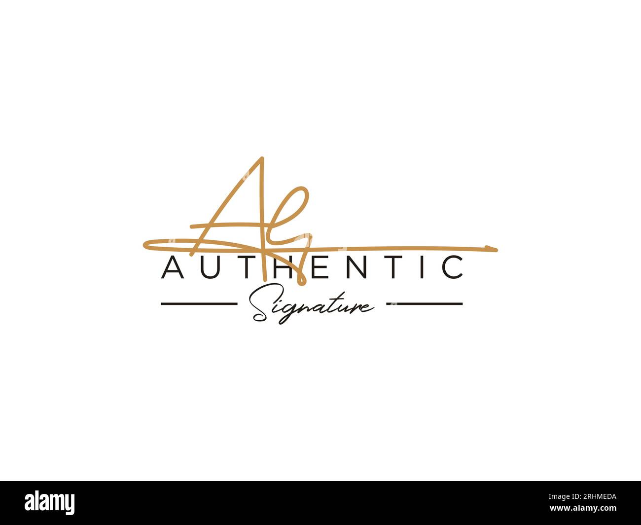 AE Signature Logo Template Vector Stock Vector Image & Art - Alamy
