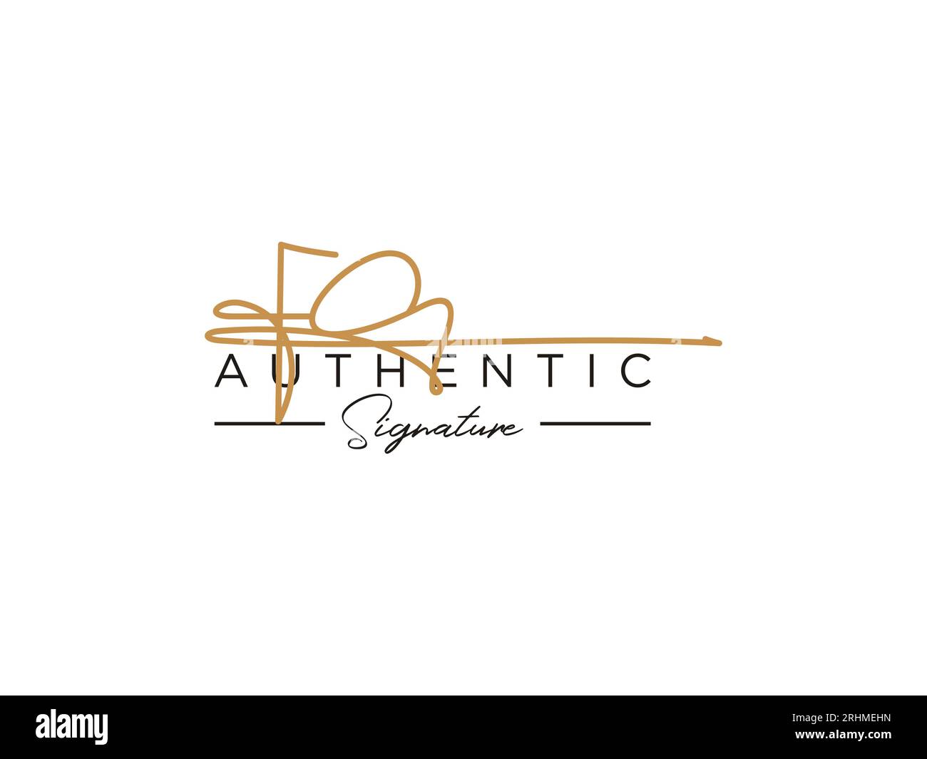 FO Signature Logo Template Vector Stock Vector Image & Art - Alamy