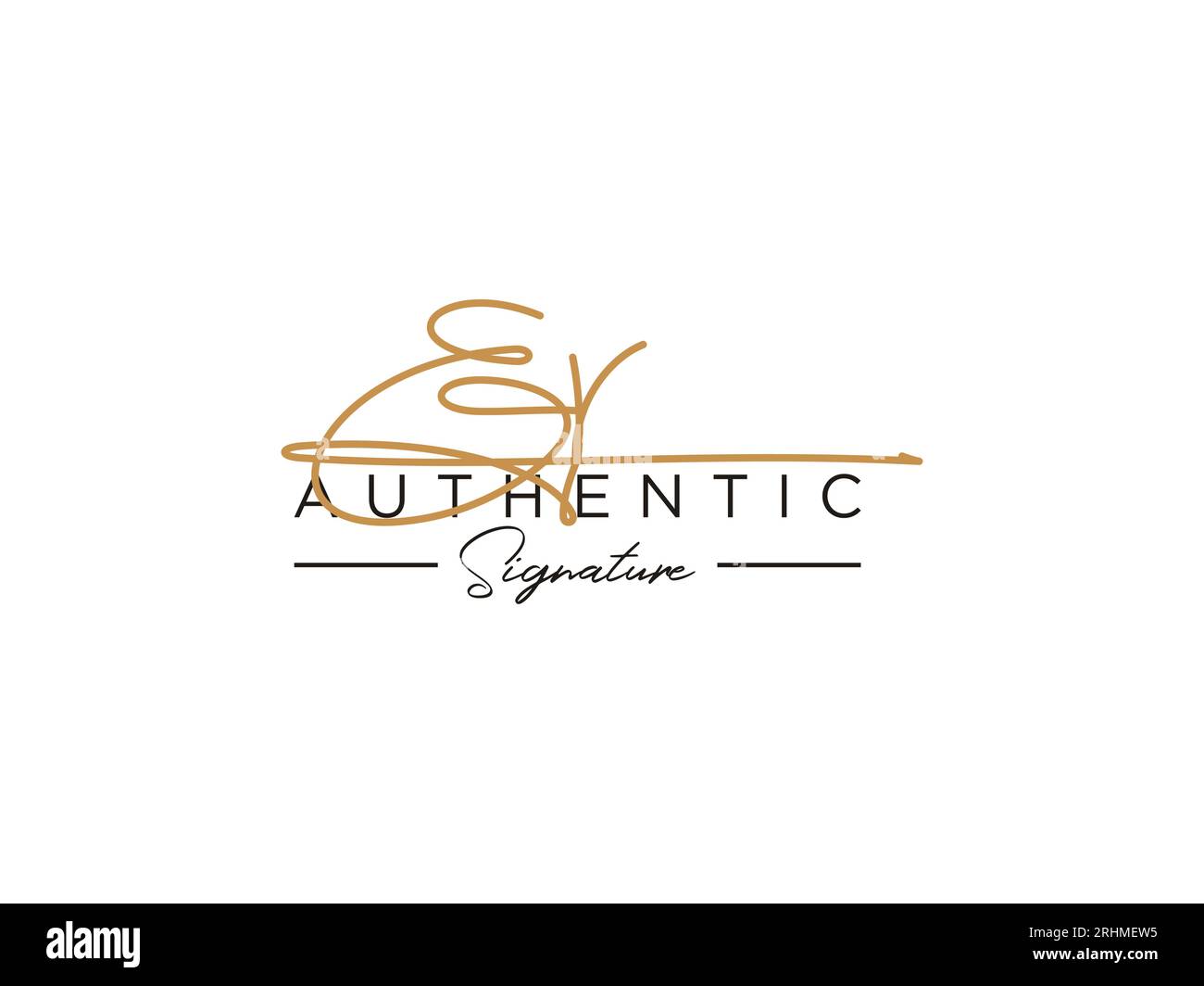 ER Signature Logo Template Vector Stock Vector Image & Art - Alamy