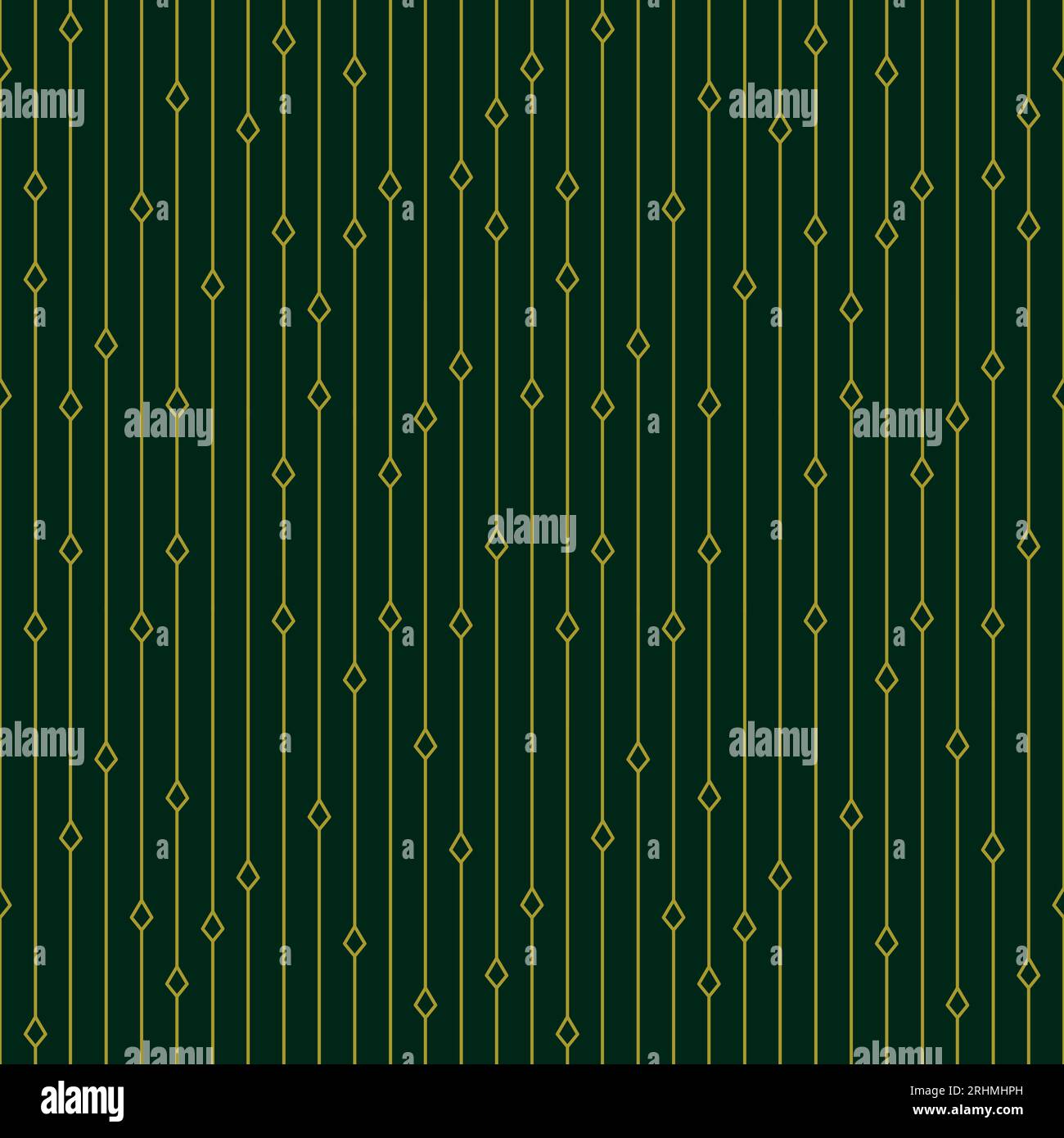 Artdeco Green Leaf Seamless Pattern Stock Vector Image & Art - Alamy