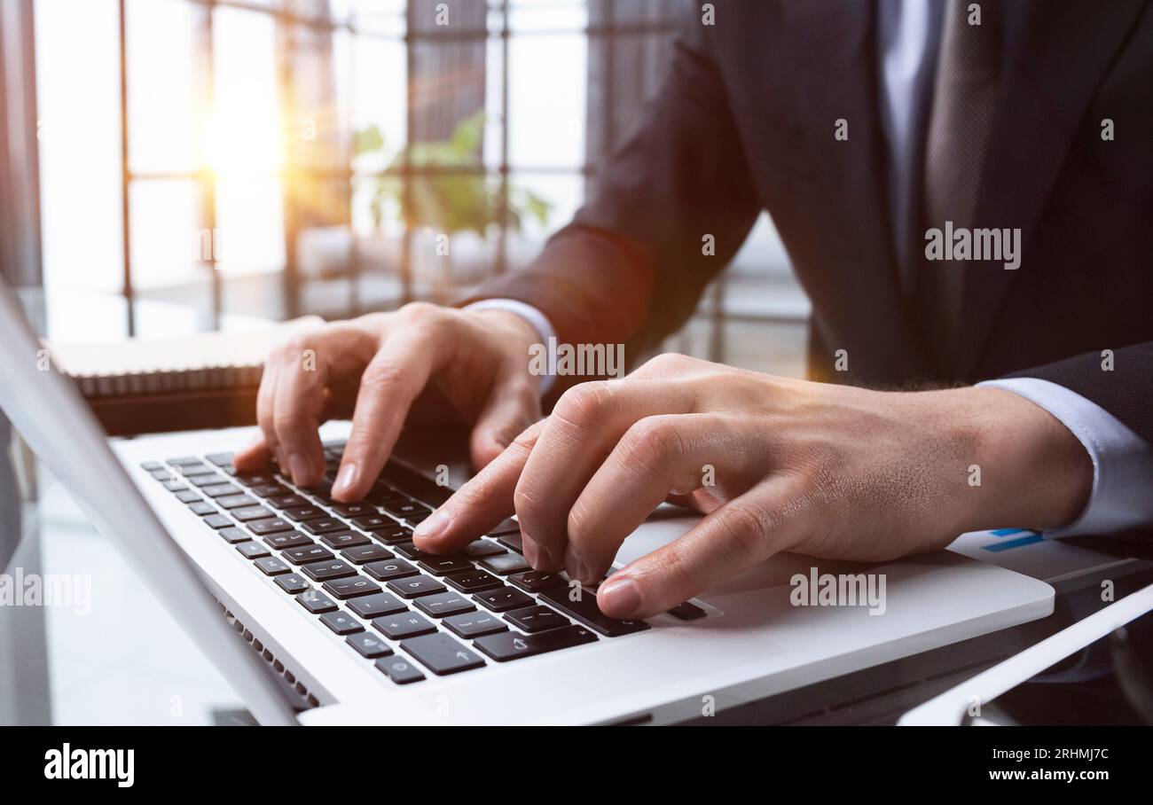 Hands typing ethnic hi-res stock photography and images - Alamy