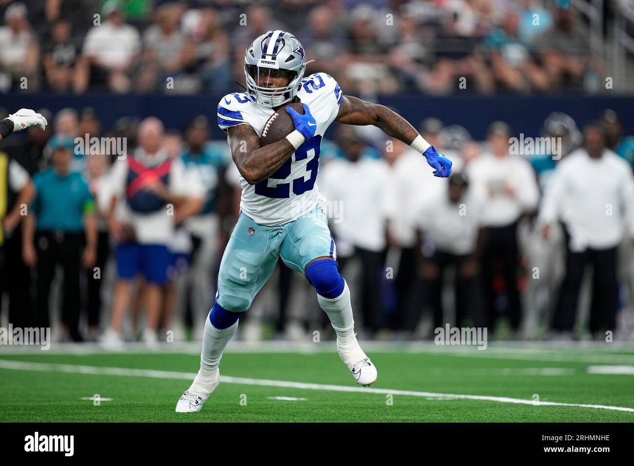 Dallas Cowboys running back Rico Dowdle (23) is seen after an NFL football  game against the Cincinnati Bengals, Sunday, Sept. 18, 2022, in Arlington,  Texas. Dallas won 20-17. (AP Photo/Brandon Wade Stock Photo - Alamy