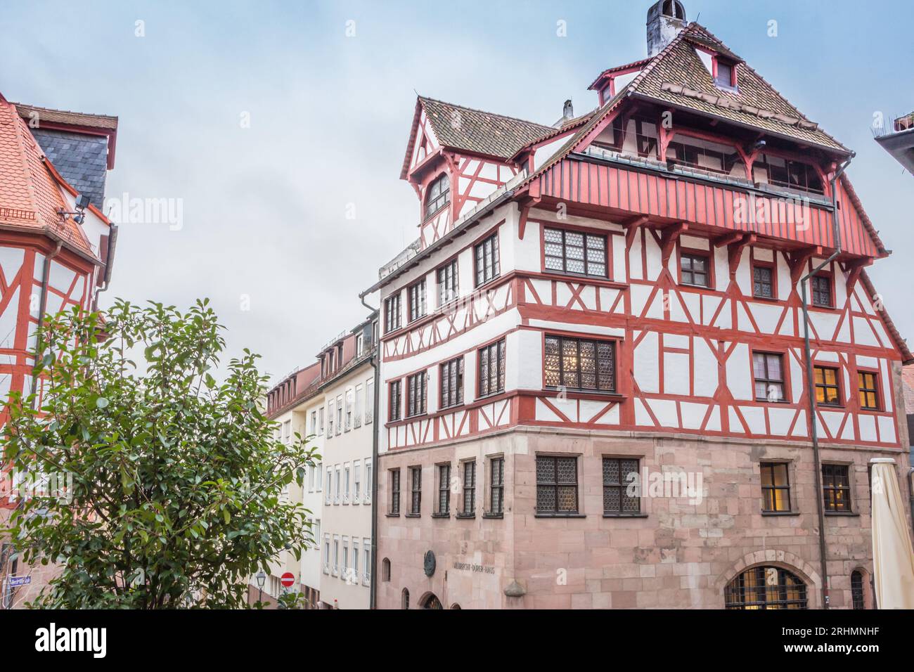 Bavarian traditional houses called fachwerkhaus. Albrecht Durer House