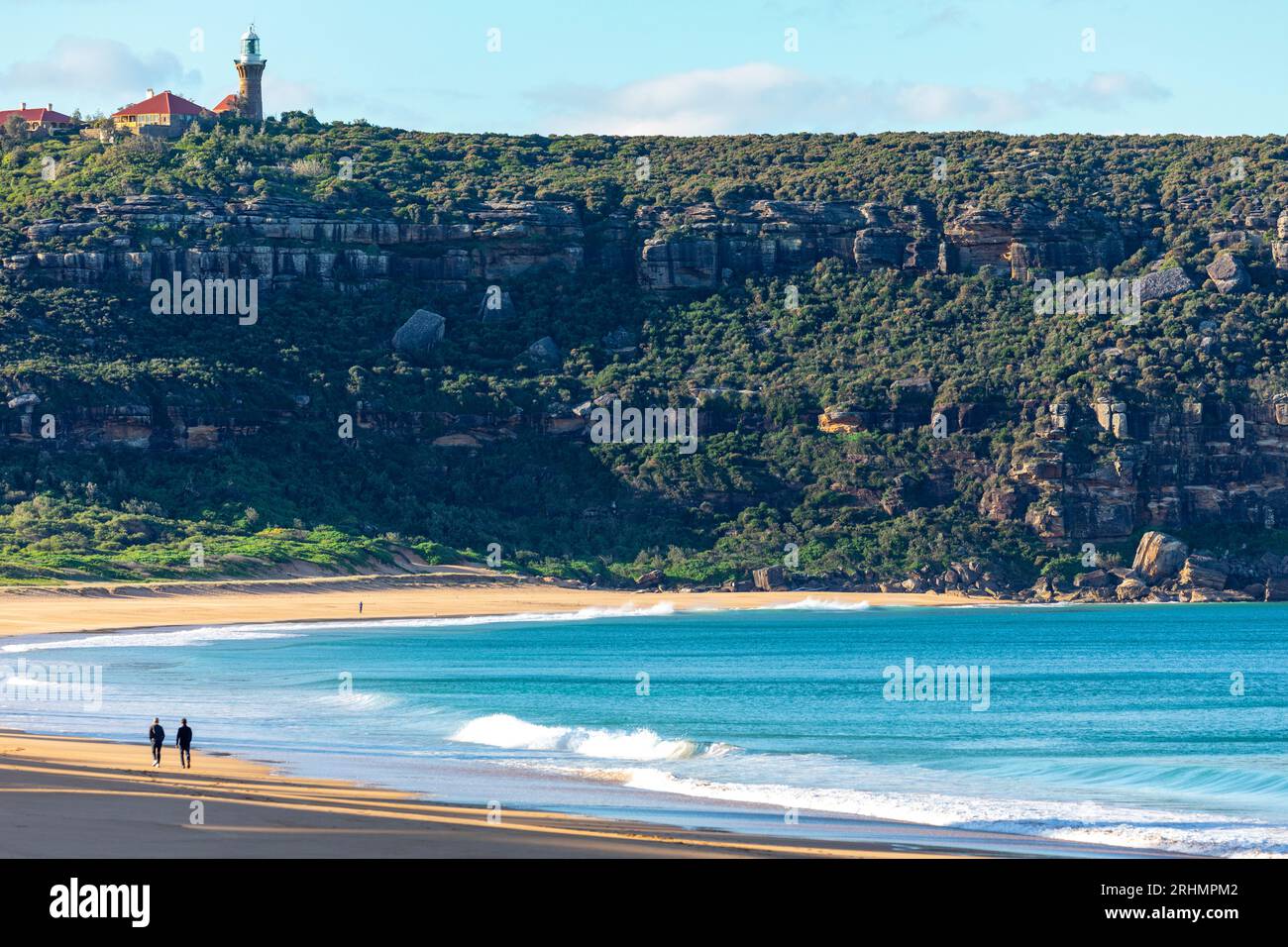 Barrenjoey Headland and Barrenjoey lighthouse, Palm Beach,Sydney,NSW ...