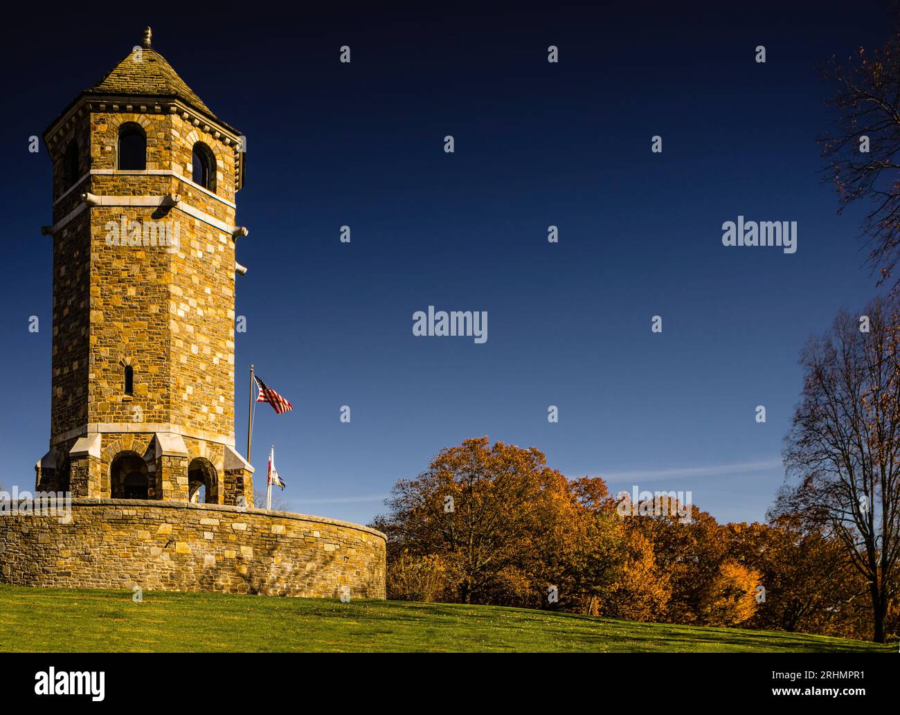 The Tower on Fox Hill   Vernon, Connecticut, USA Stock Photo