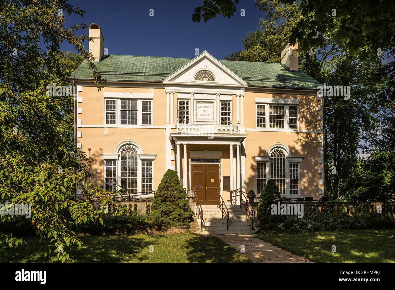 Simsbury Free Library Simsbury, Connecticut, USA Stock Photo Alamy