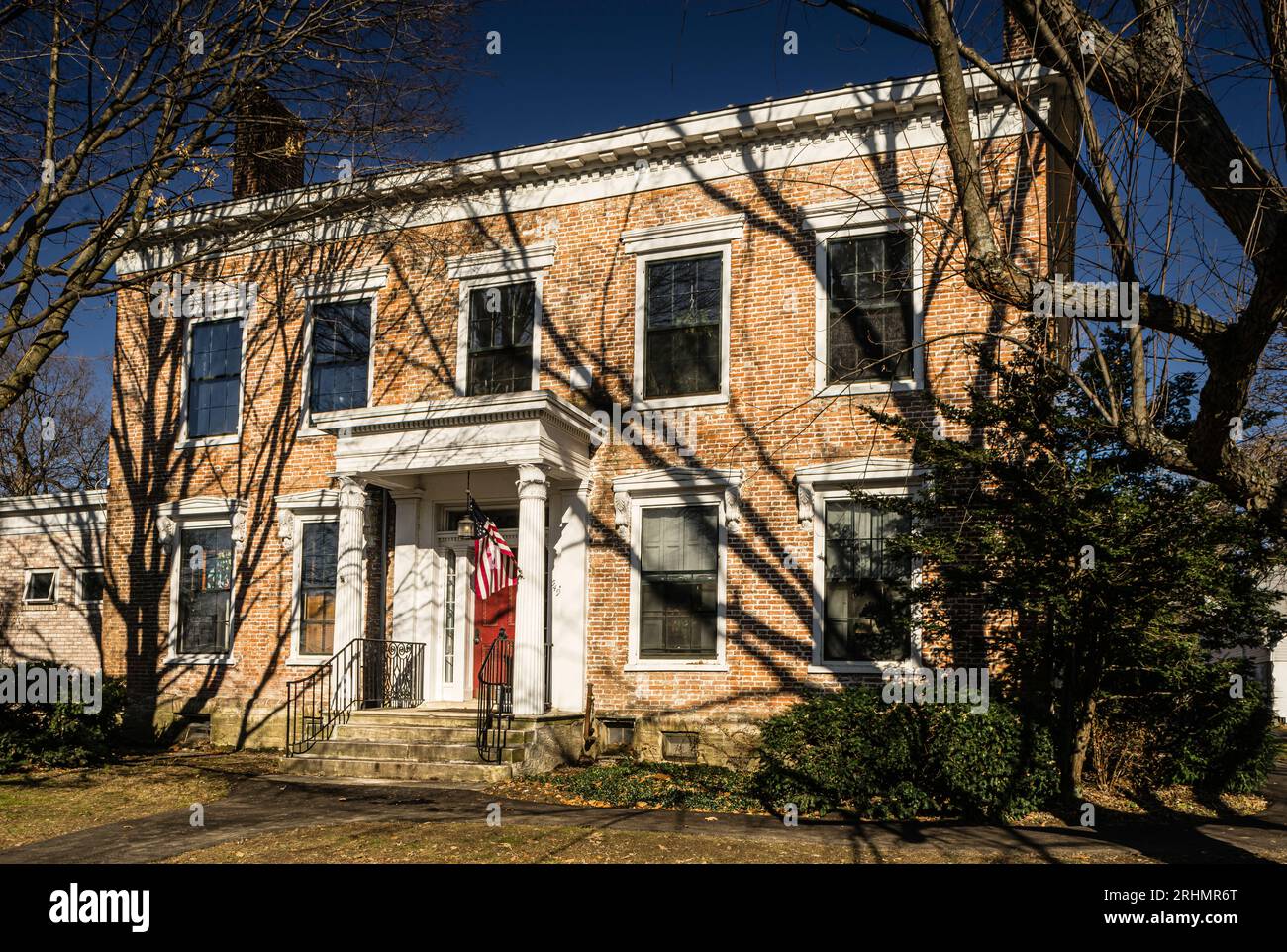 First Columbia County Courthouse Claverack, New York, USA Stock Photo