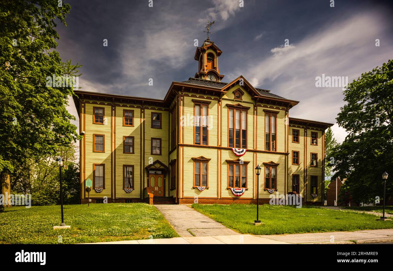 Woodstock academy classroom building hires stock photography and