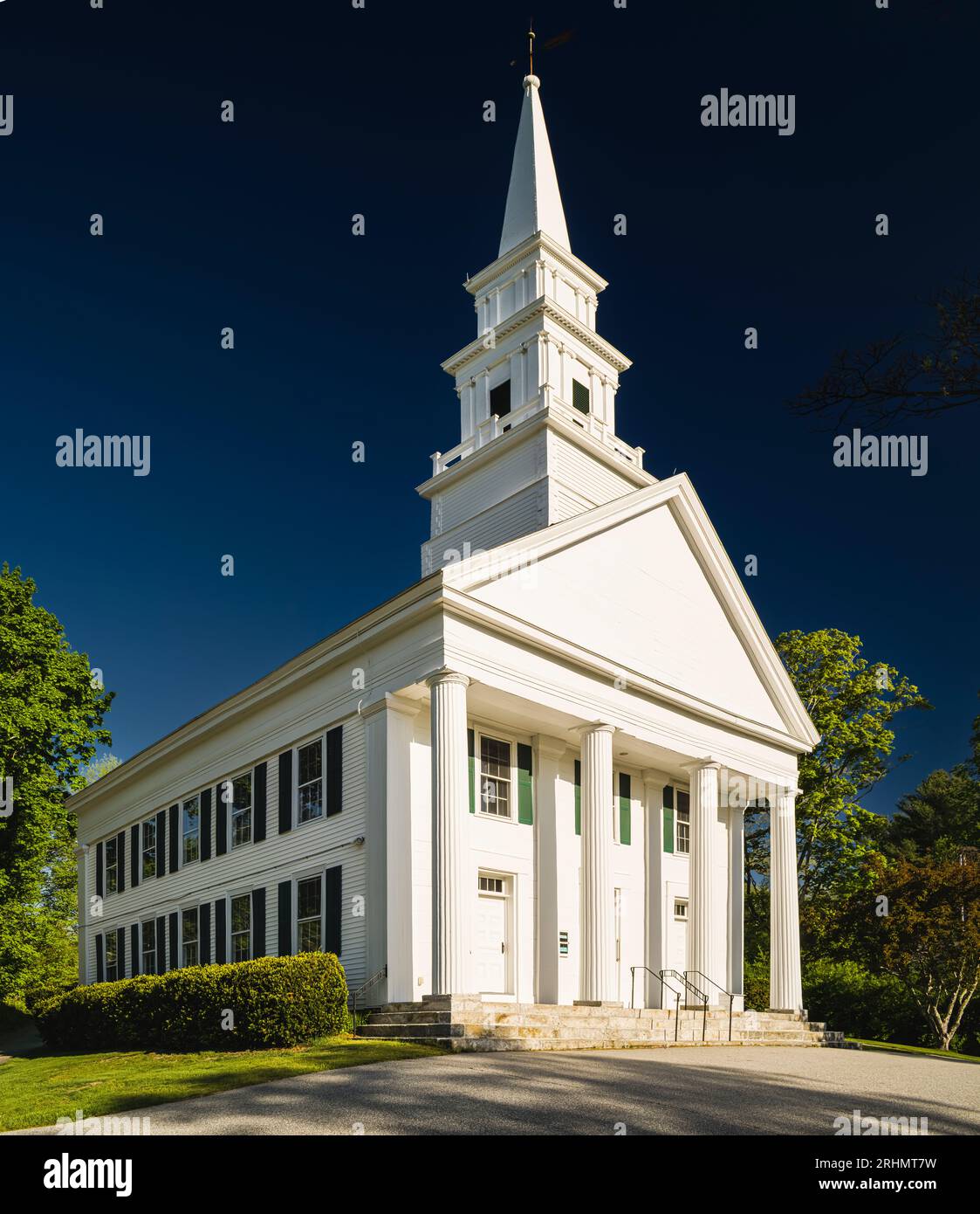 Congregational Church Hampton Hill Historic District   Hampton, Connecticut, USA Stock Photo