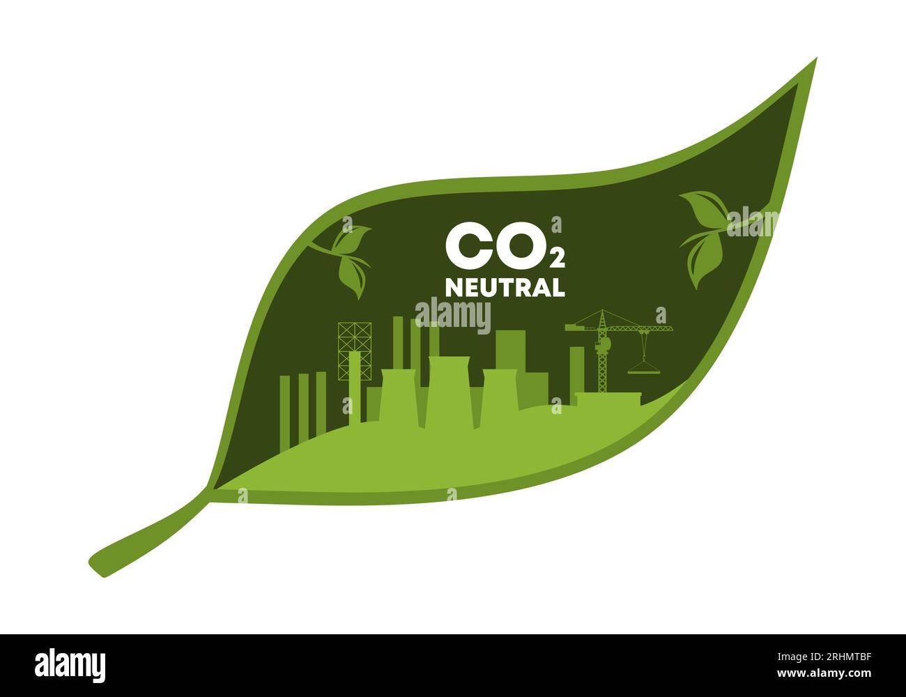 Zero emission background suitable for industry, eco, medical, pollution ...