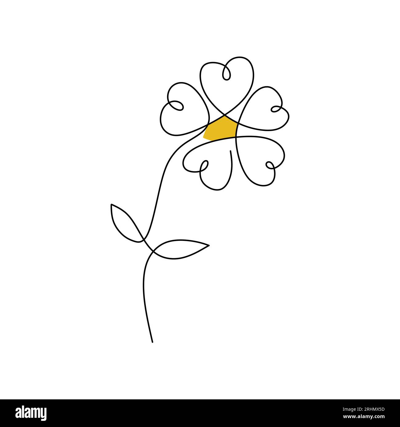 one-continuous-single-line-of-daffodil-spring-flower-with-yellow-color