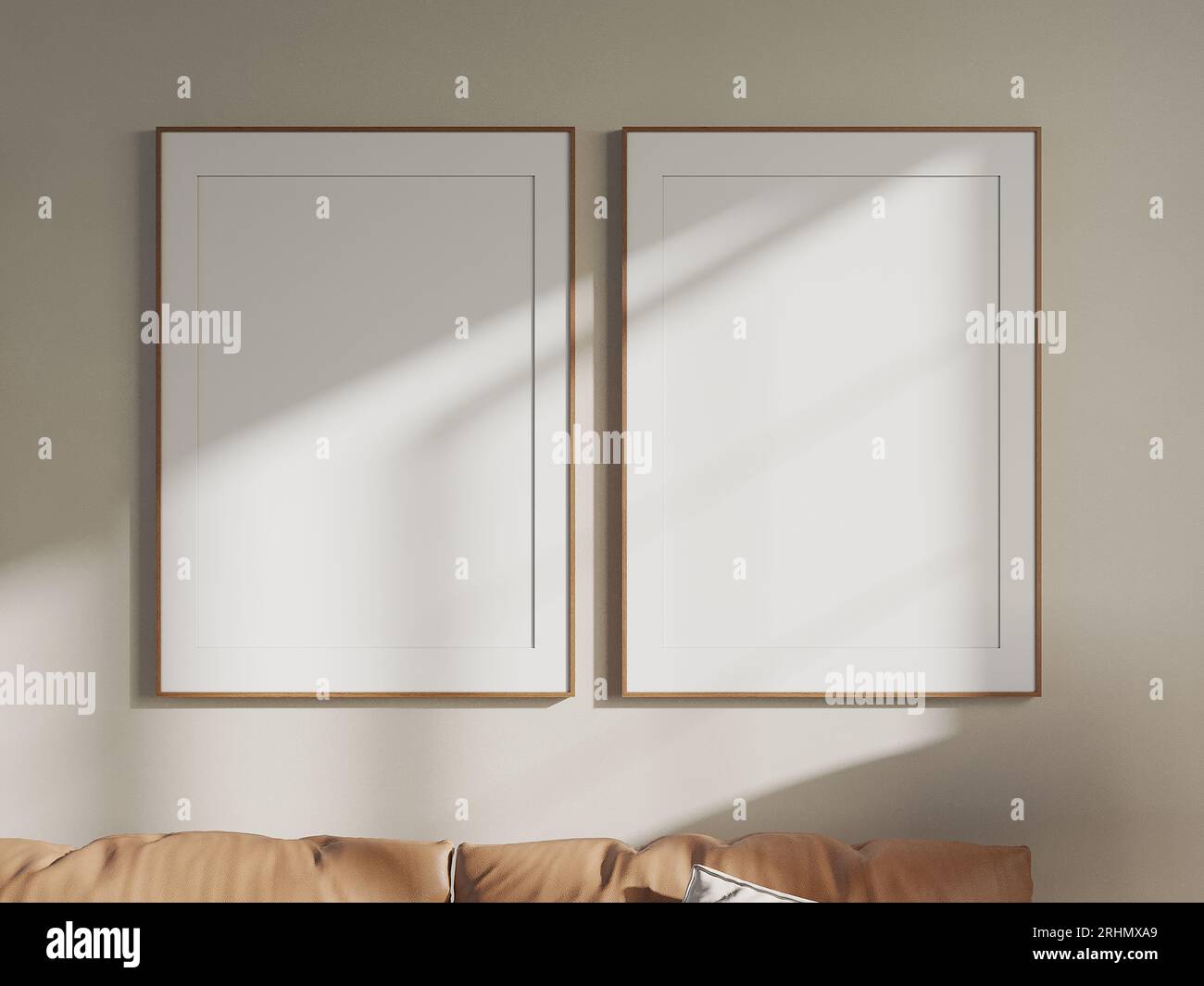 picture frame on wall Stock Photo - Alamy