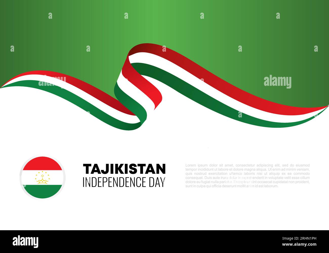 Tajikistan Independence day background banner poster for national