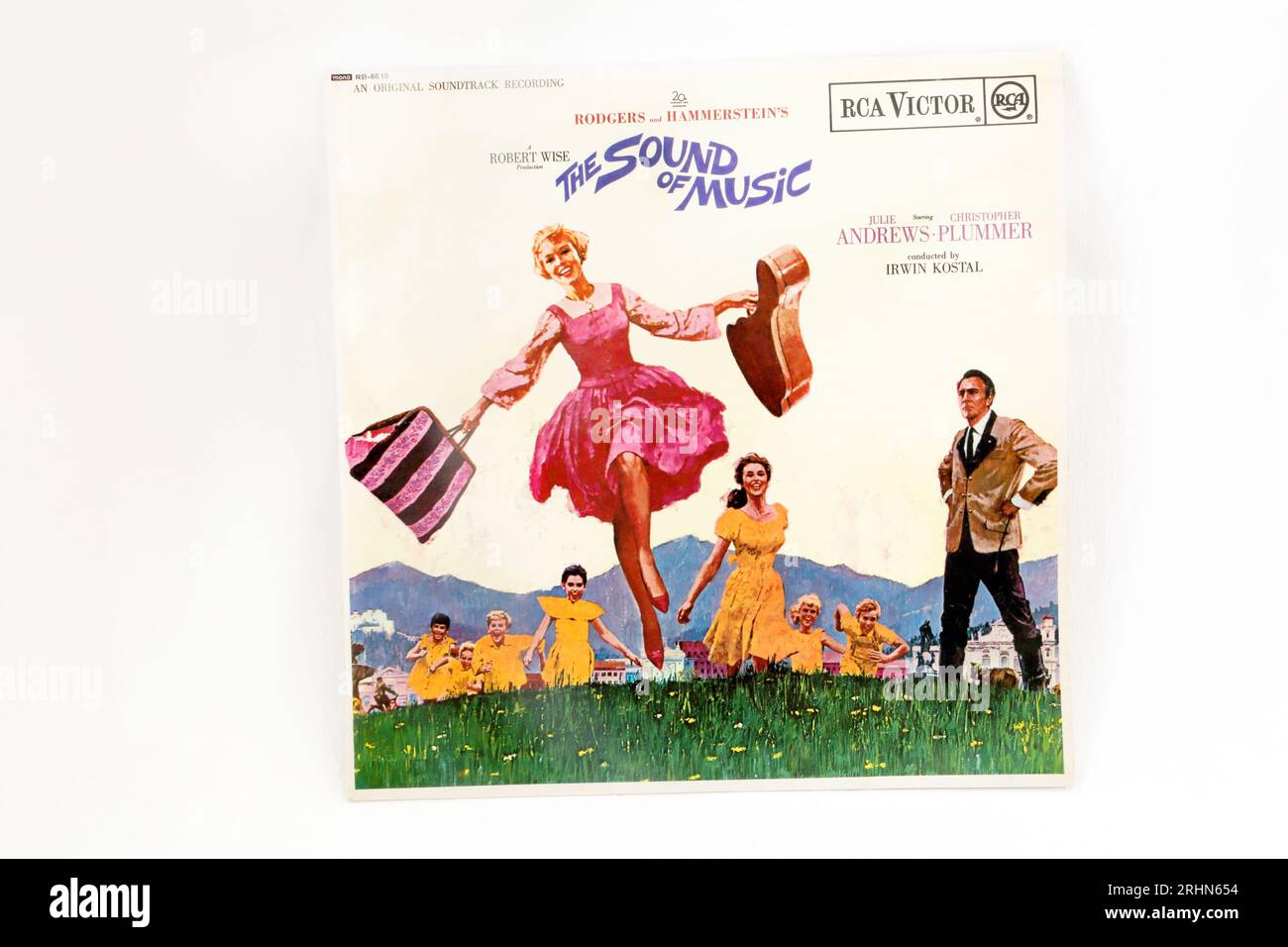 The Sound of Music Soundtrack Record Stock Photo