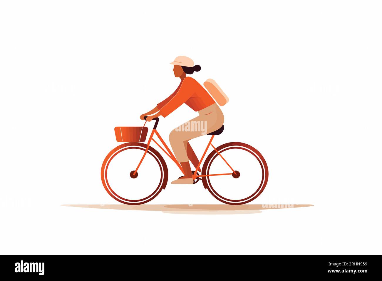 old woman riding