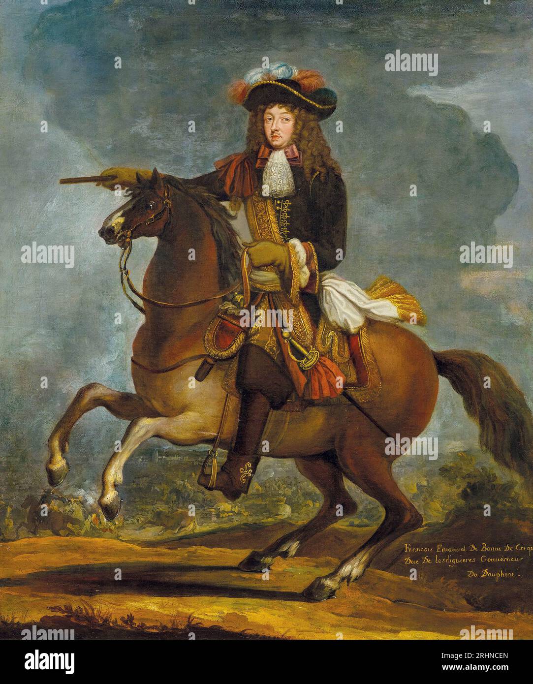 Equestrian portrait of François Emmanuel de Bonne de Créquy (15961677
