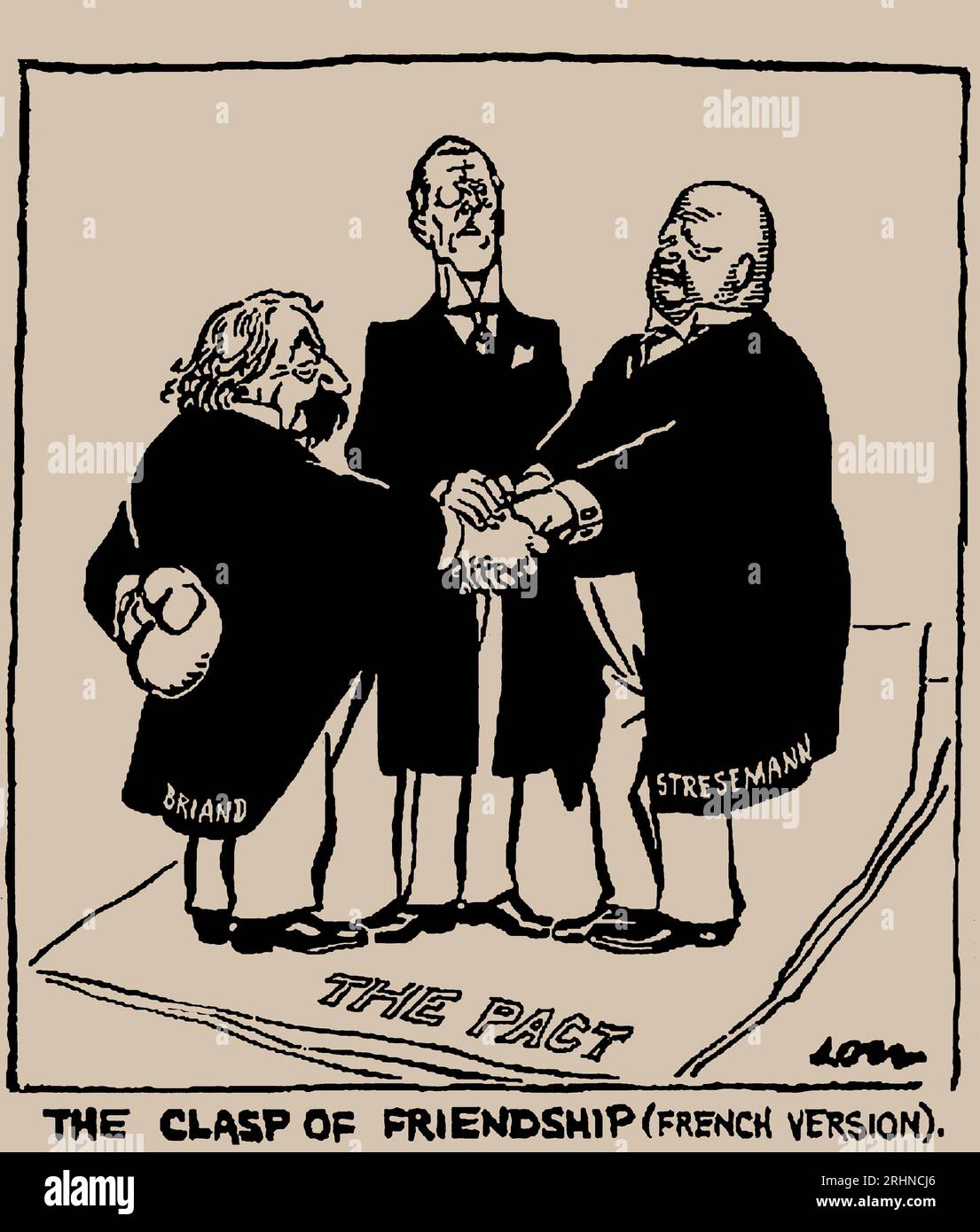 The Clasp Of Friendship (French Version). From "The Star". Museum