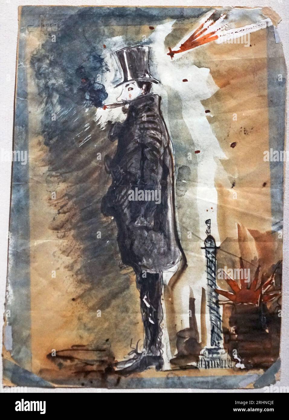 Self-portrait under the influence of hashish. Museum: PRIVATE ...