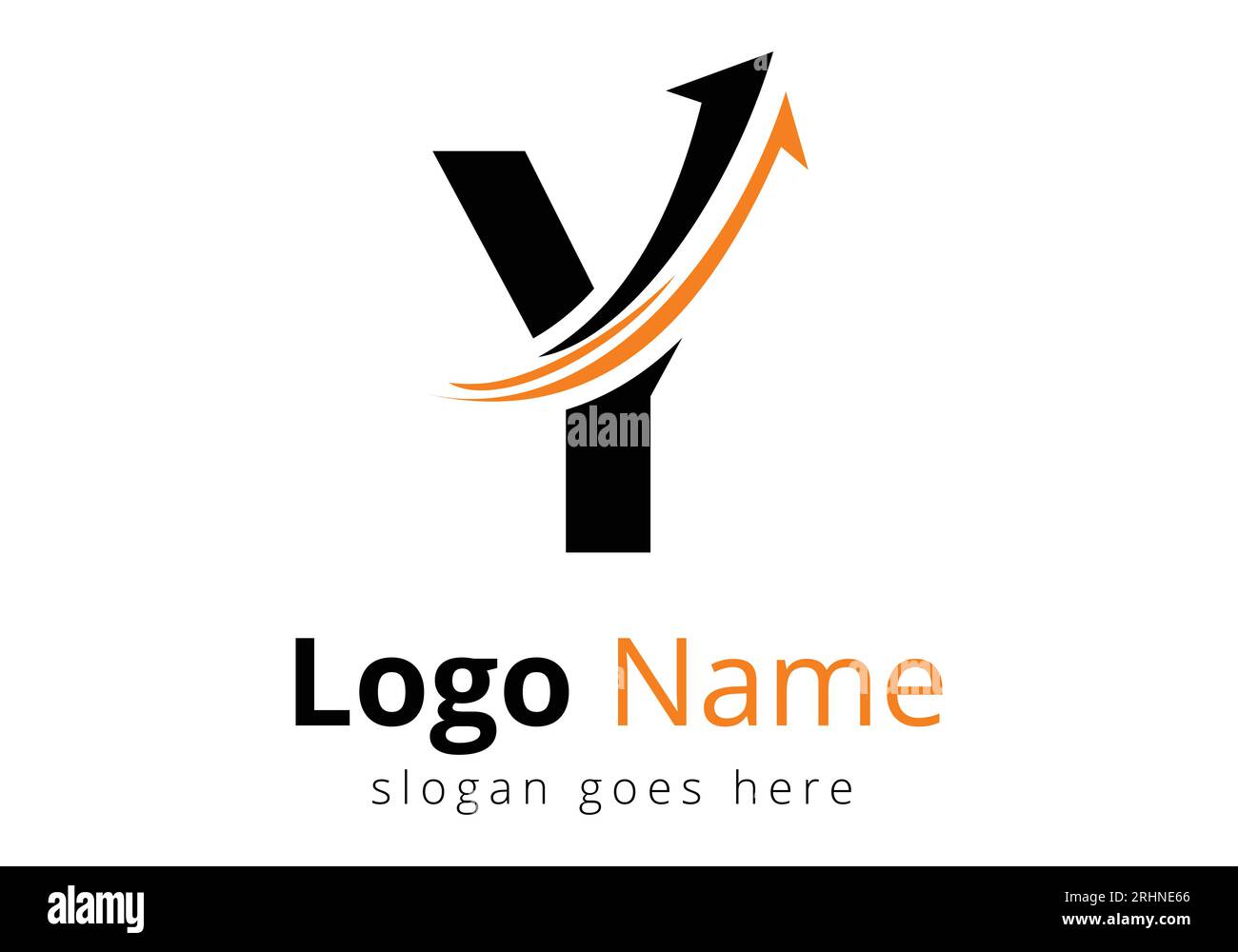 Finance Logo With Y Letter Concept. Financial or success logo concept ...