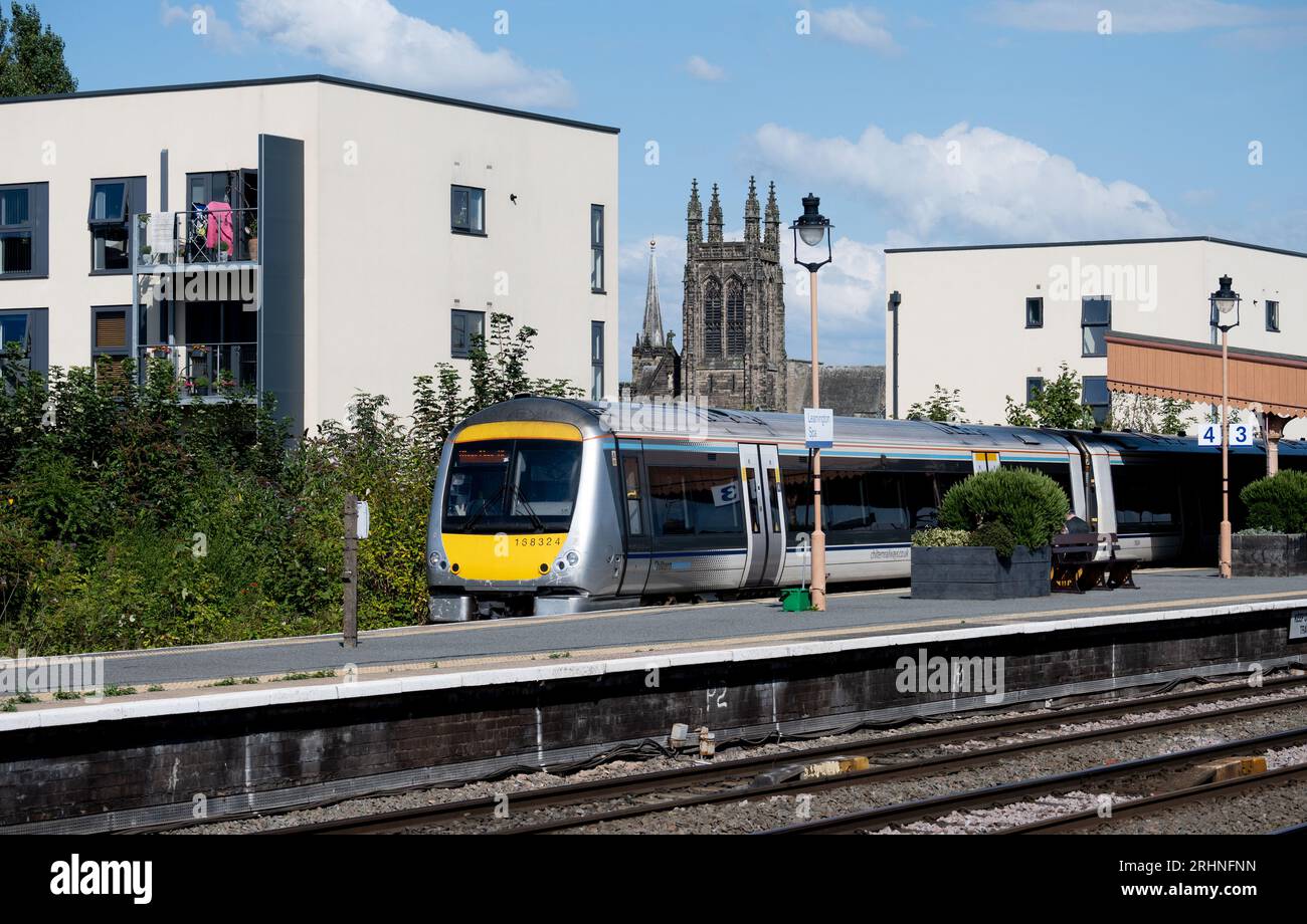 Chiltern Railways Class 168 Diesel Train At Leamington Spa Station ...