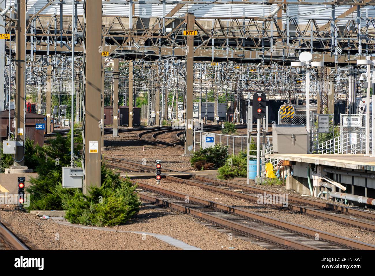 Bustling railway junction hi-res stock photography and images - Alamy
