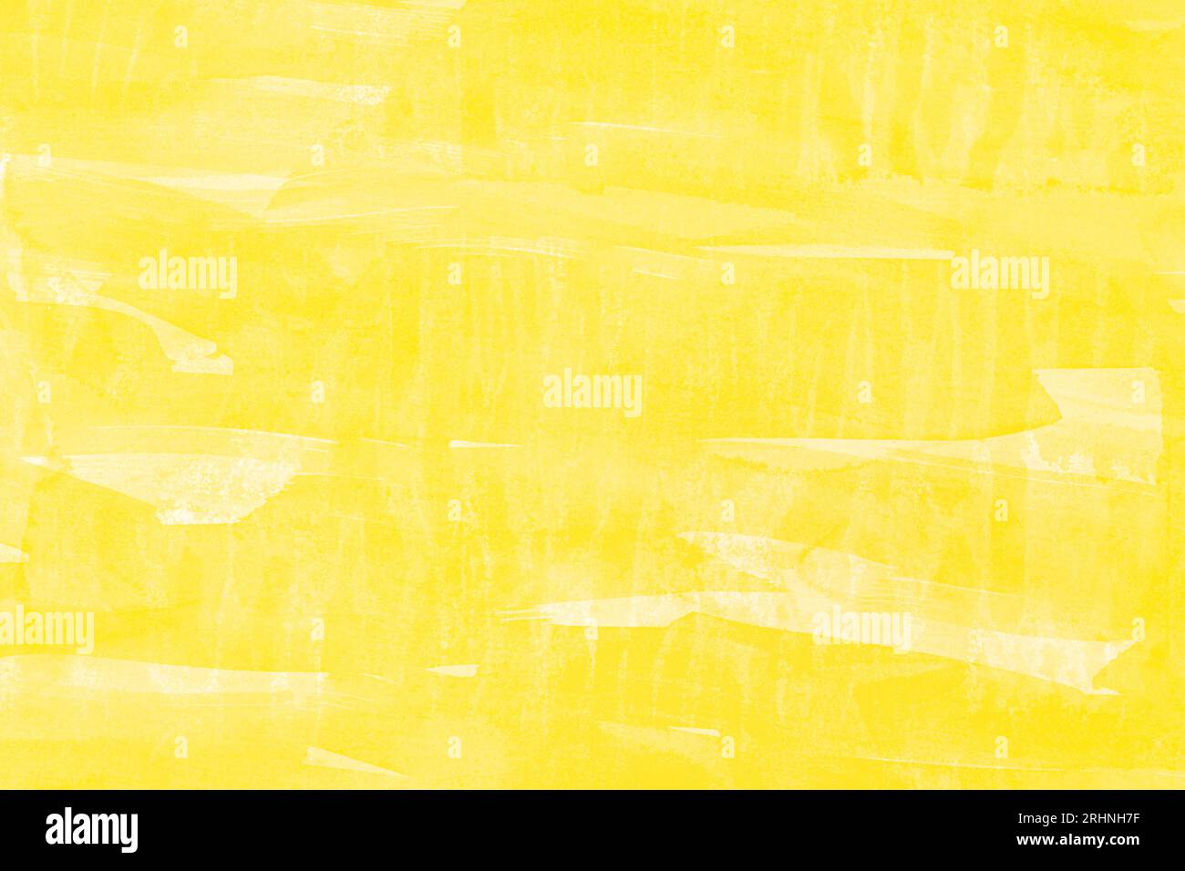 Yellow watercolor abstract background. Full frame Stock Photo