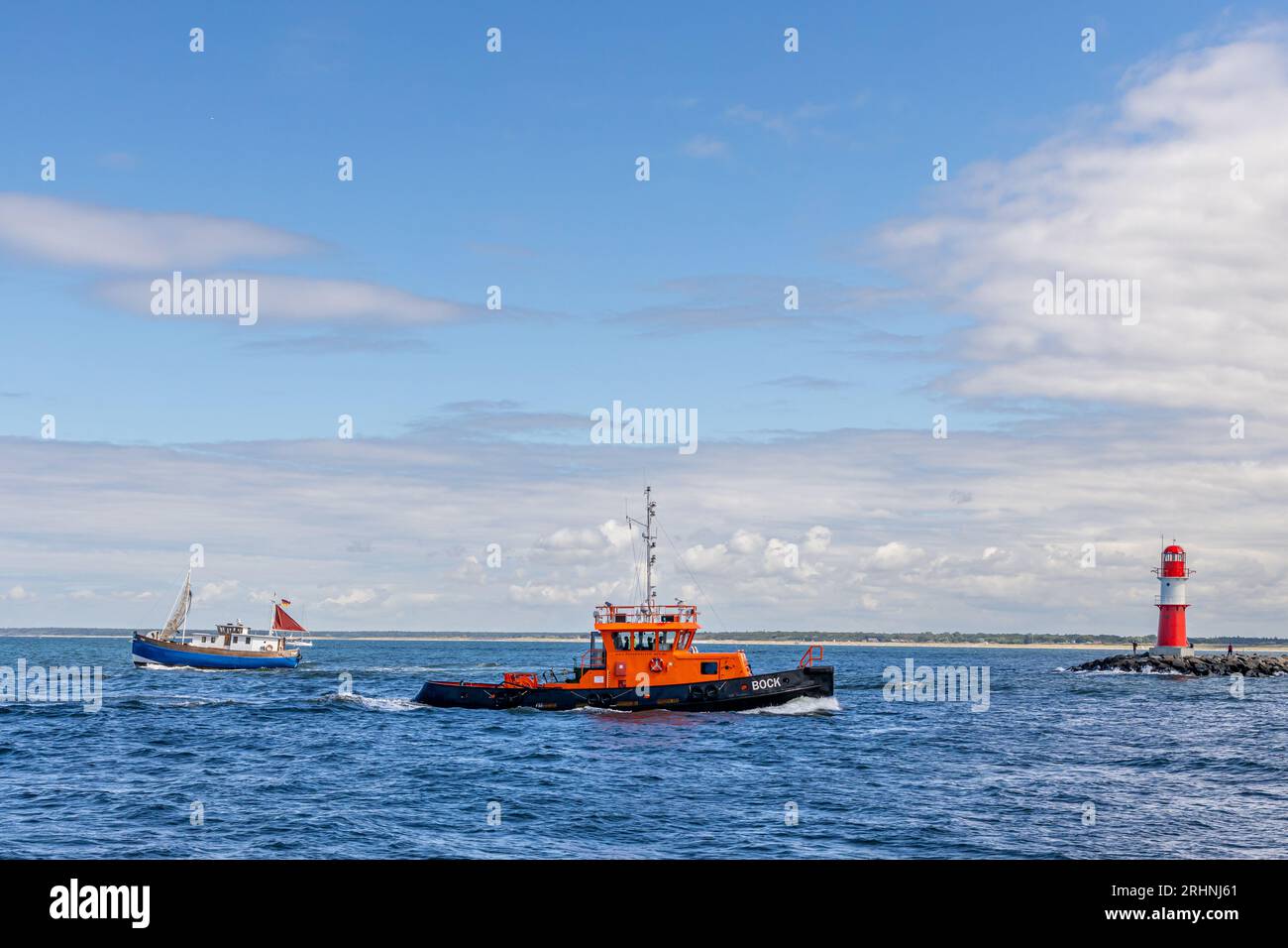Schifffahrt auf der Ostsee Stock Photo Alamy