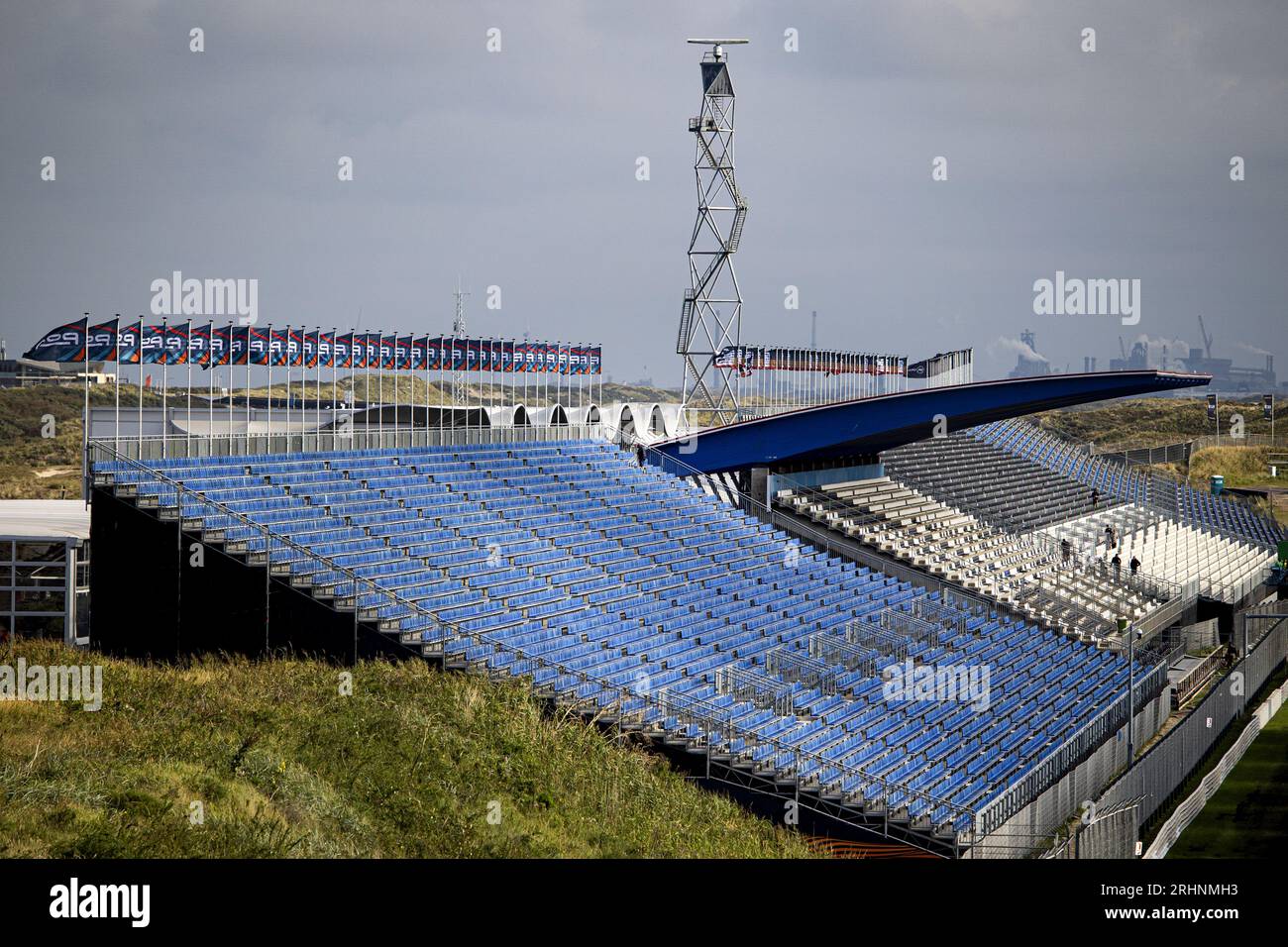 ZANDVOORT - The Zandvoort circuit in the run-up to the Dutch Grand Prix