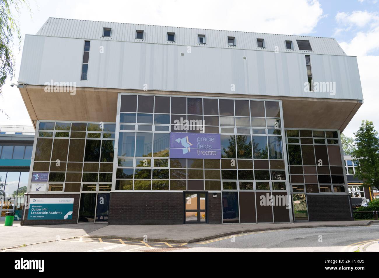 Gracie Fields theatre, Oulder Hill Leadership Academy, Rochdale UK Stock Photo