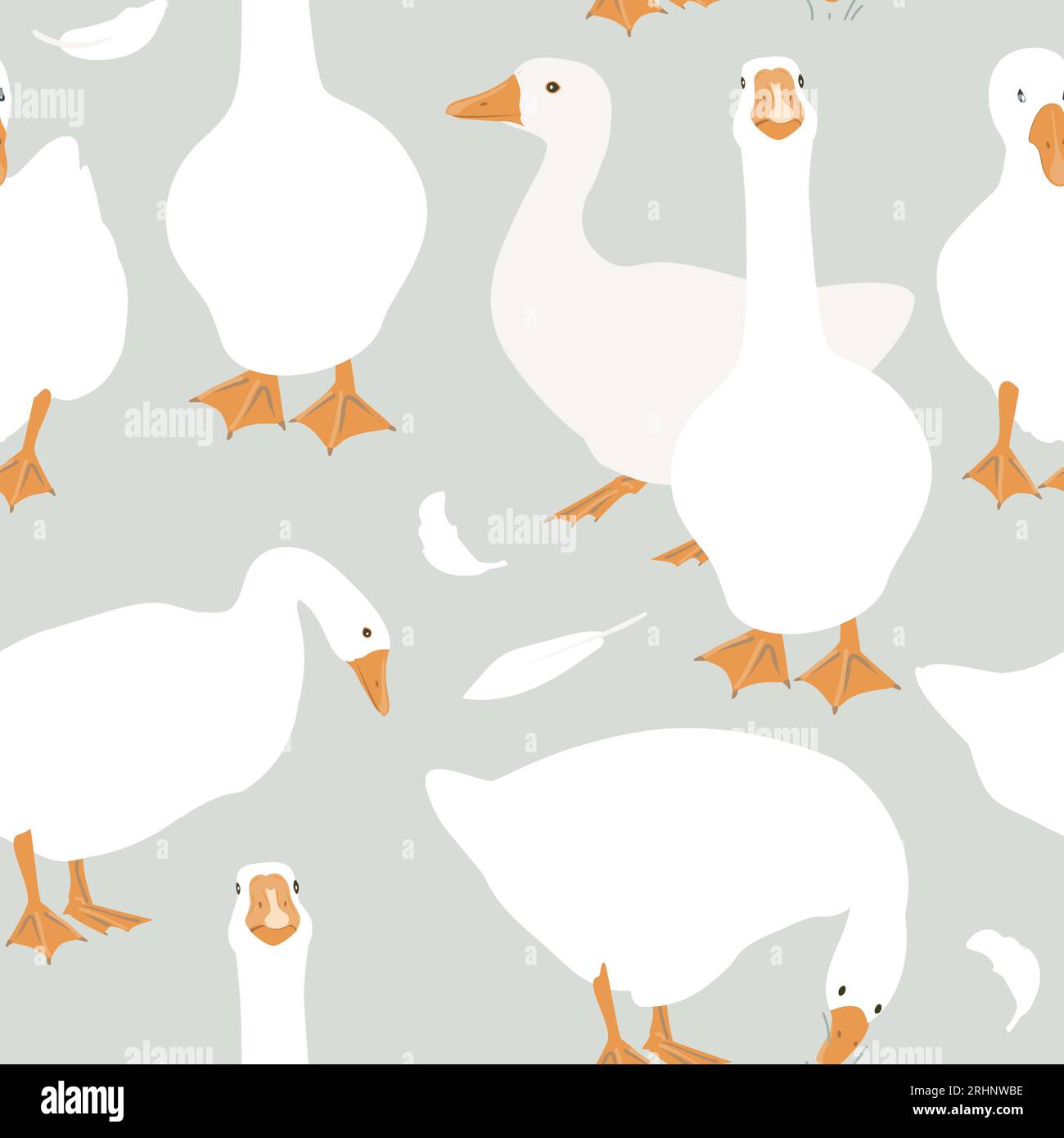 Goose drawing hi-res stock photography and images - Alamy