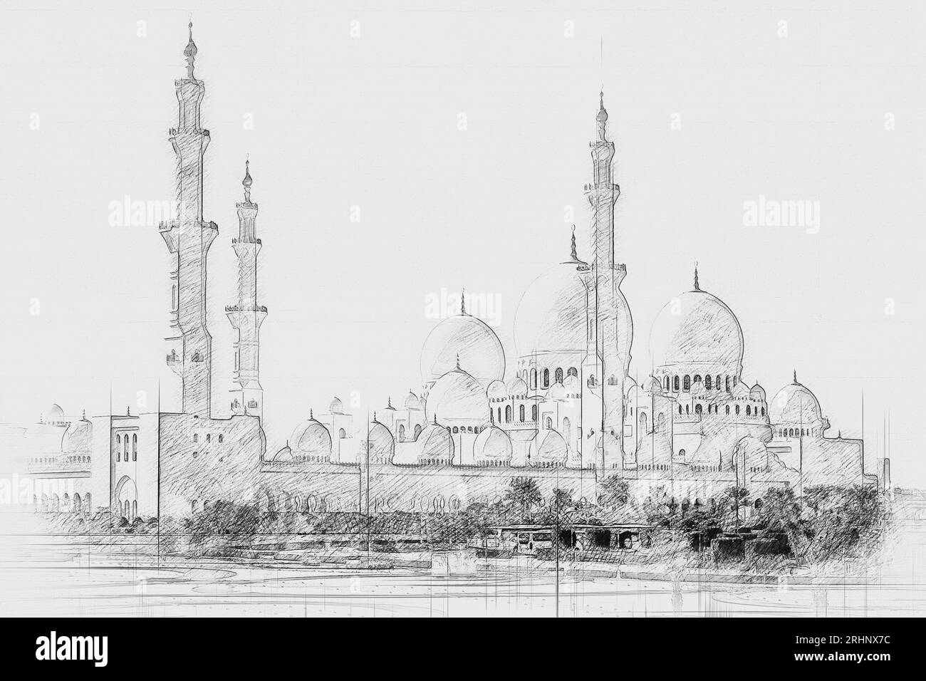 Sheikh Zayed Mosque in Abu Dhabi Stock Photo Alamy
