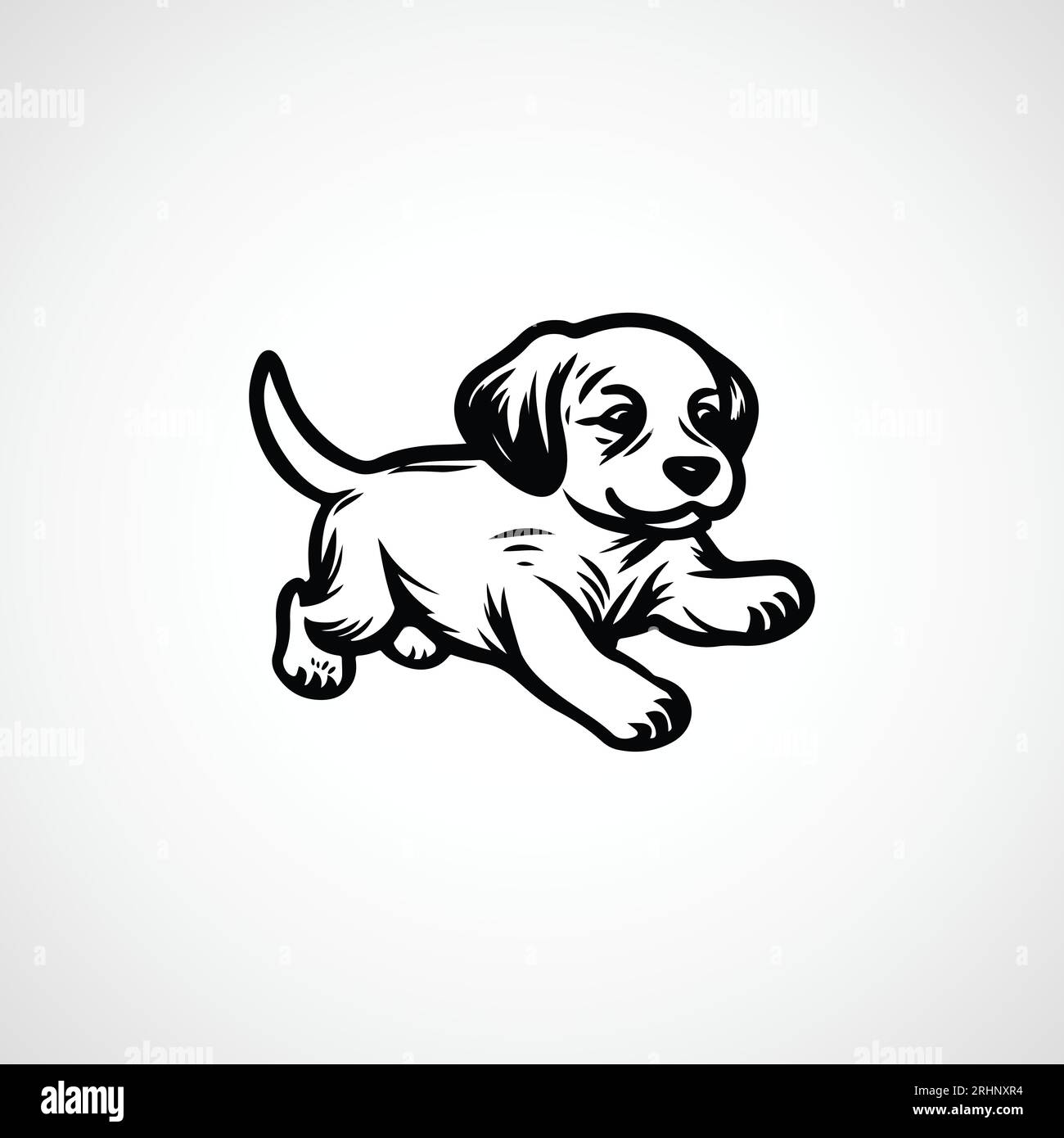 vector-silhouettes-icon-of-a-dog-stock-vector-image-art-alamy