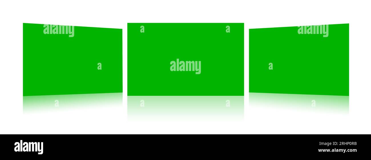 Videoreport Screen Layout Green Insert report or screenshoot blank template for presentation ...
