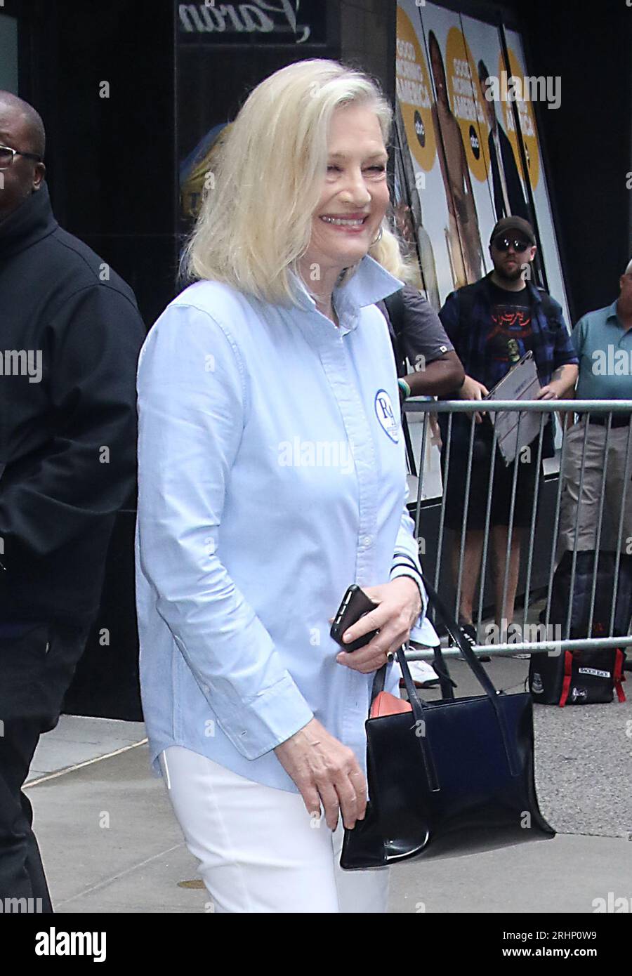 New York, NY, USA. 16th Aug, 2023. Diane Sawyer at the Good Morning America Bachelorette party for Robin Roberts and Amber Laign in New York City on August 16, 2023. Credit: Rw/Media Punch/Alamy Live News Stock Photo