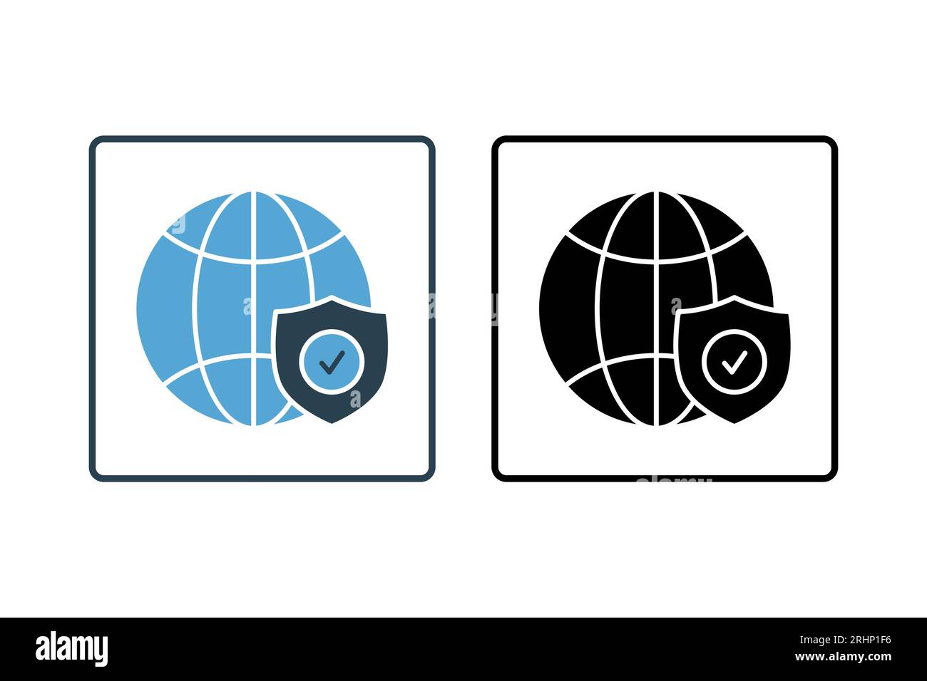 Network Protection icon. Icon related to Search Engine Optimization. suitable for web site design, app, user interfaces. solid icon style. Simple vect Stock Vector