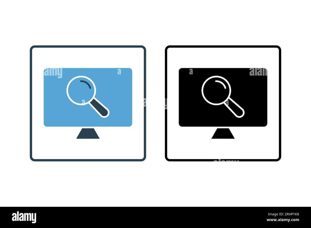 Engine Optimization icon. Icon related to Search Engine Optimization. suitable for web site design, app, user interfaces. solid icon style. Simple vec Stock Vector