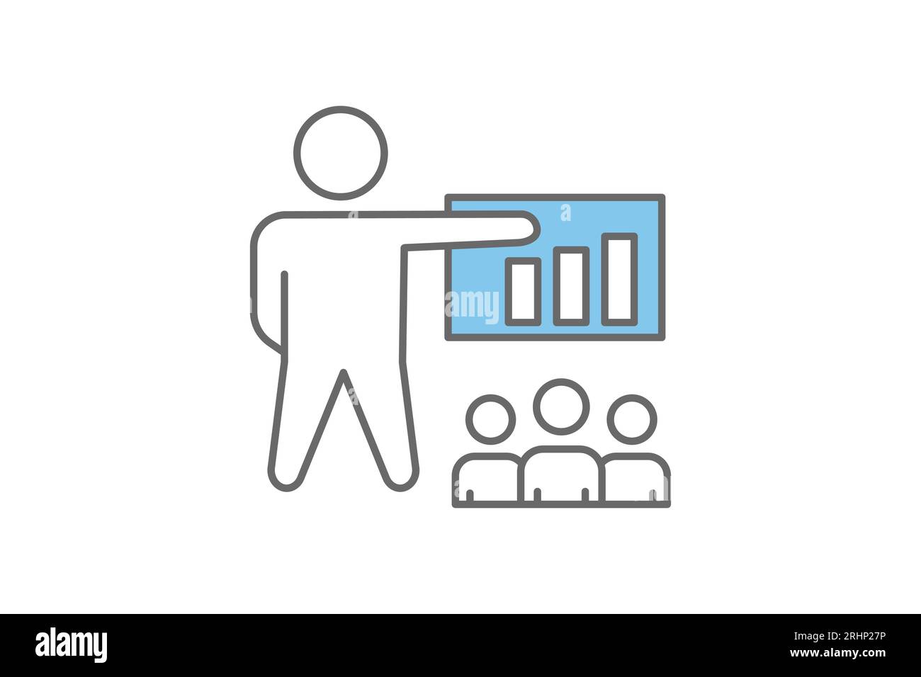 Search Engine Optimization Training icon. Icon related to Search Engine Optimization. suitable for web site design, app, user interfaces. flat line ic Stock Vector