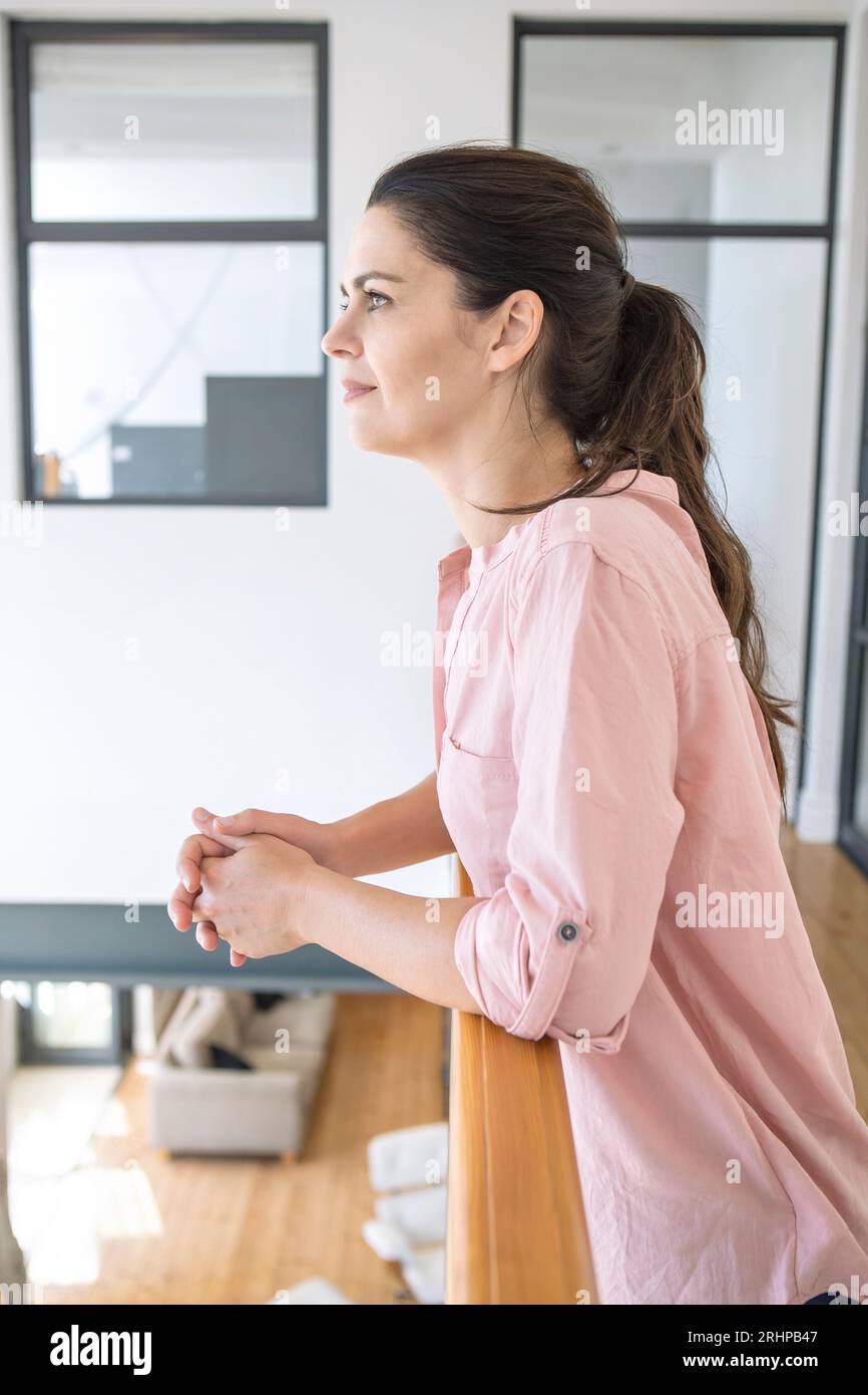 thoughtful woman Stock Photo