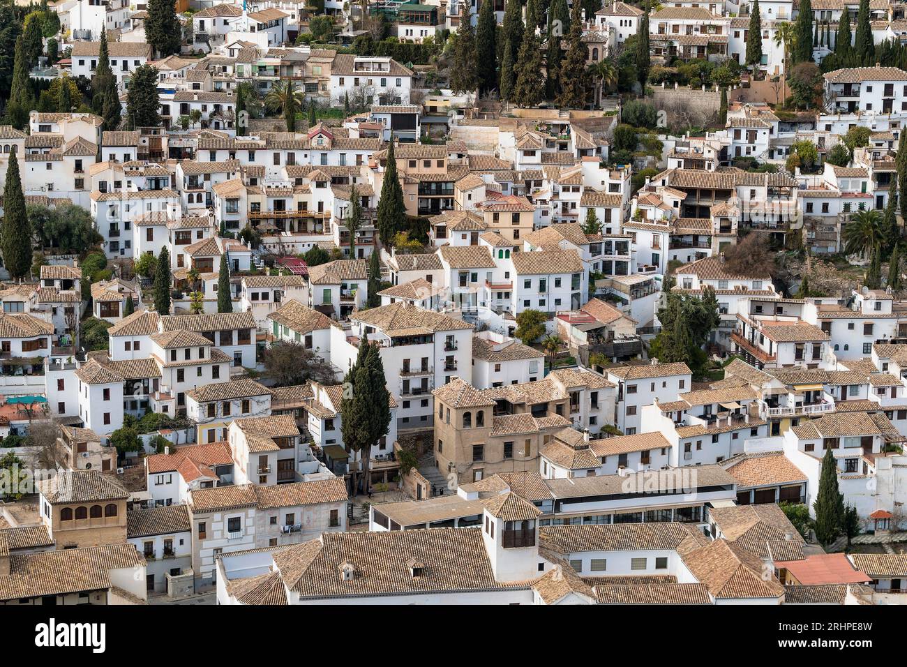 Spain, Andalusia, Granada, Albaicin, Stock Photo