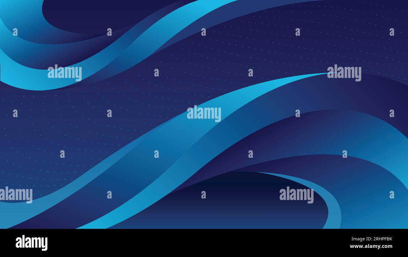 Abstract dark blue simple gradient background Stock Vector