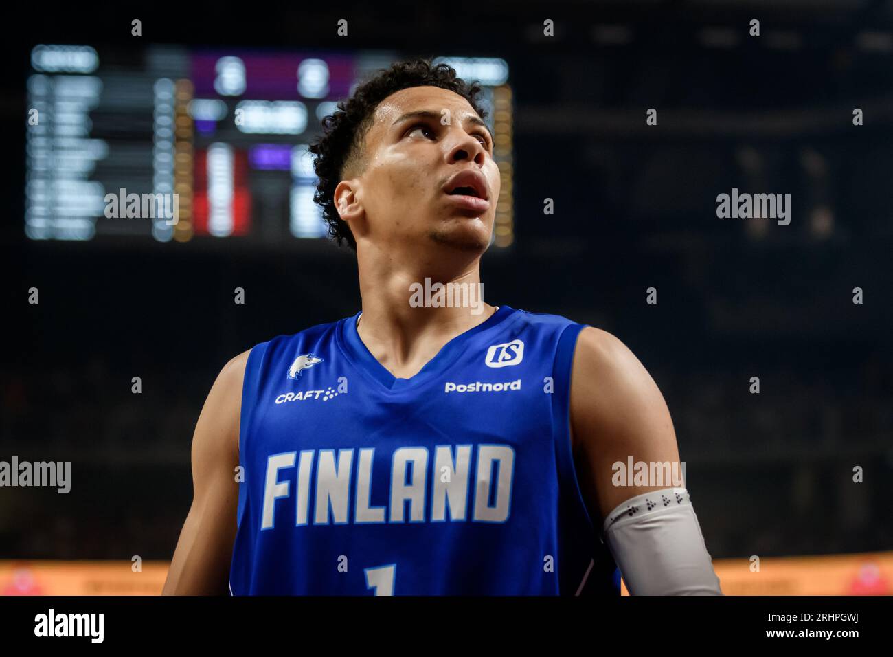 RIGA, LATVIA. 16th August 2023. Latvia National Men's basketball team vs.  Finland National Men's basketball team friendly game before FIBA BASKETBALL  WORLD CUP 2023 Stock Photo - Alamy