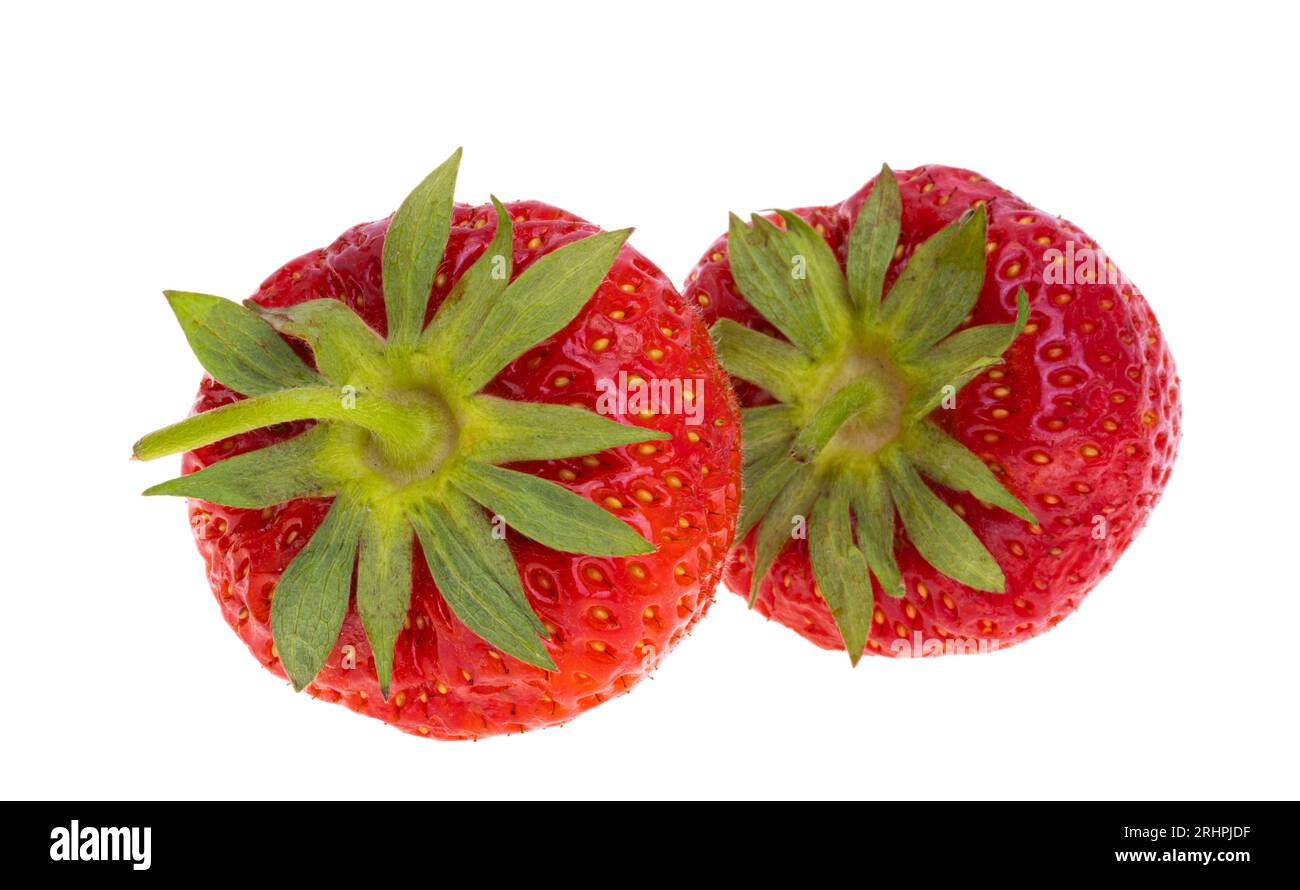 strawberry isolated on white background Stock Photo - Alamy
